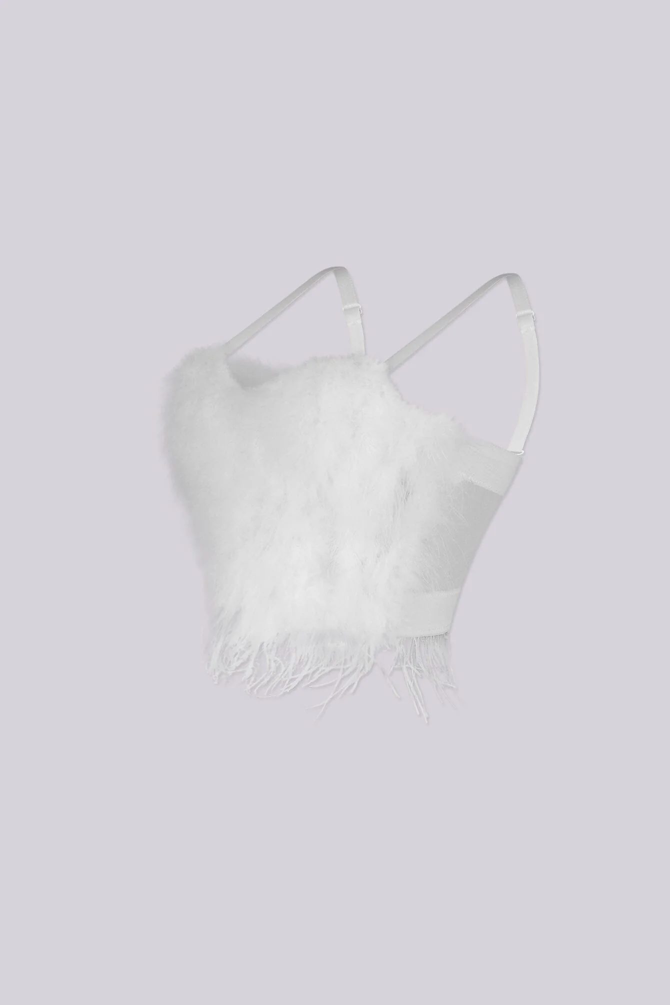 Flattering Faux Fur Bustier Top - Image 7