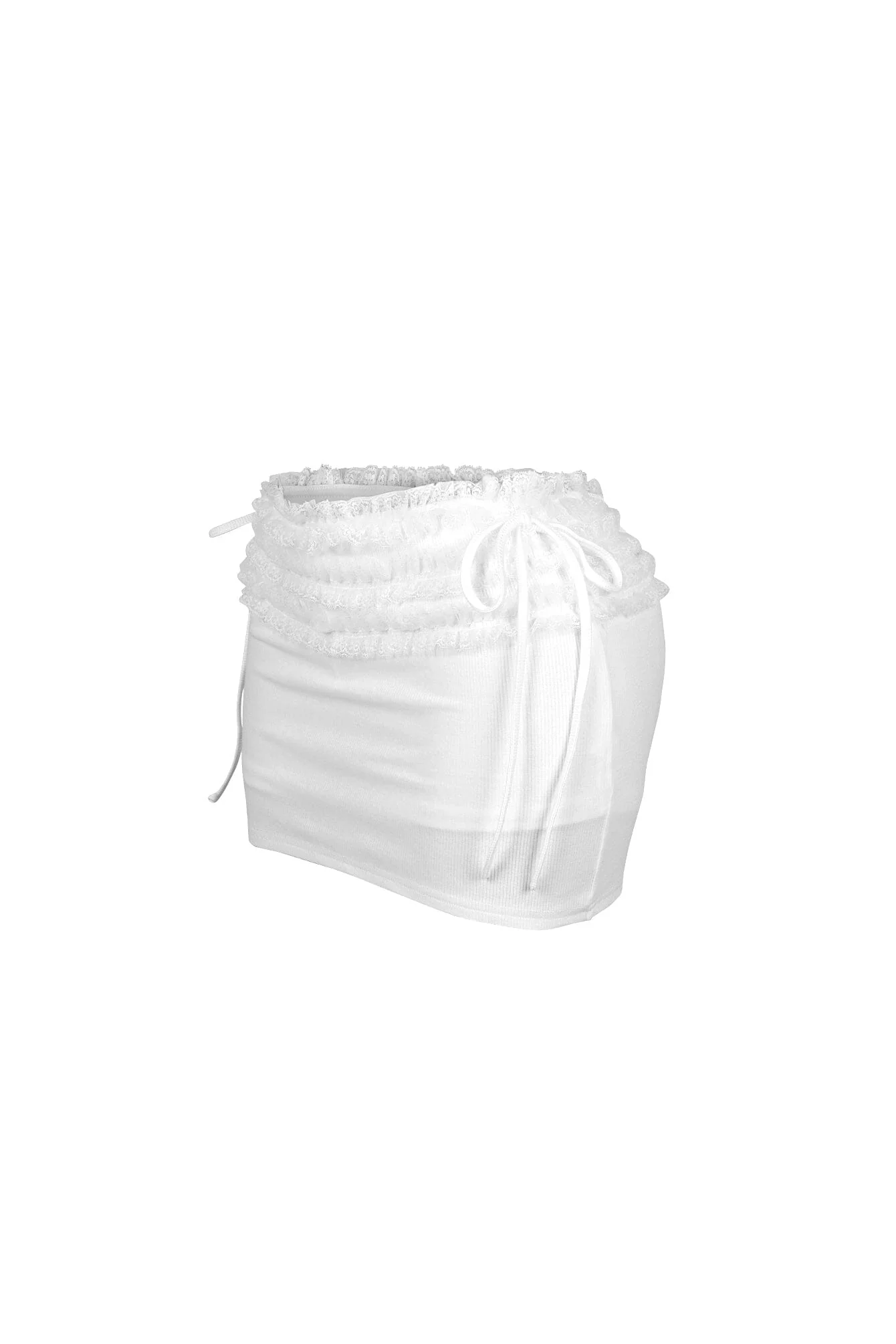 Gam Lace Trim Mini Skirt - Image 7
