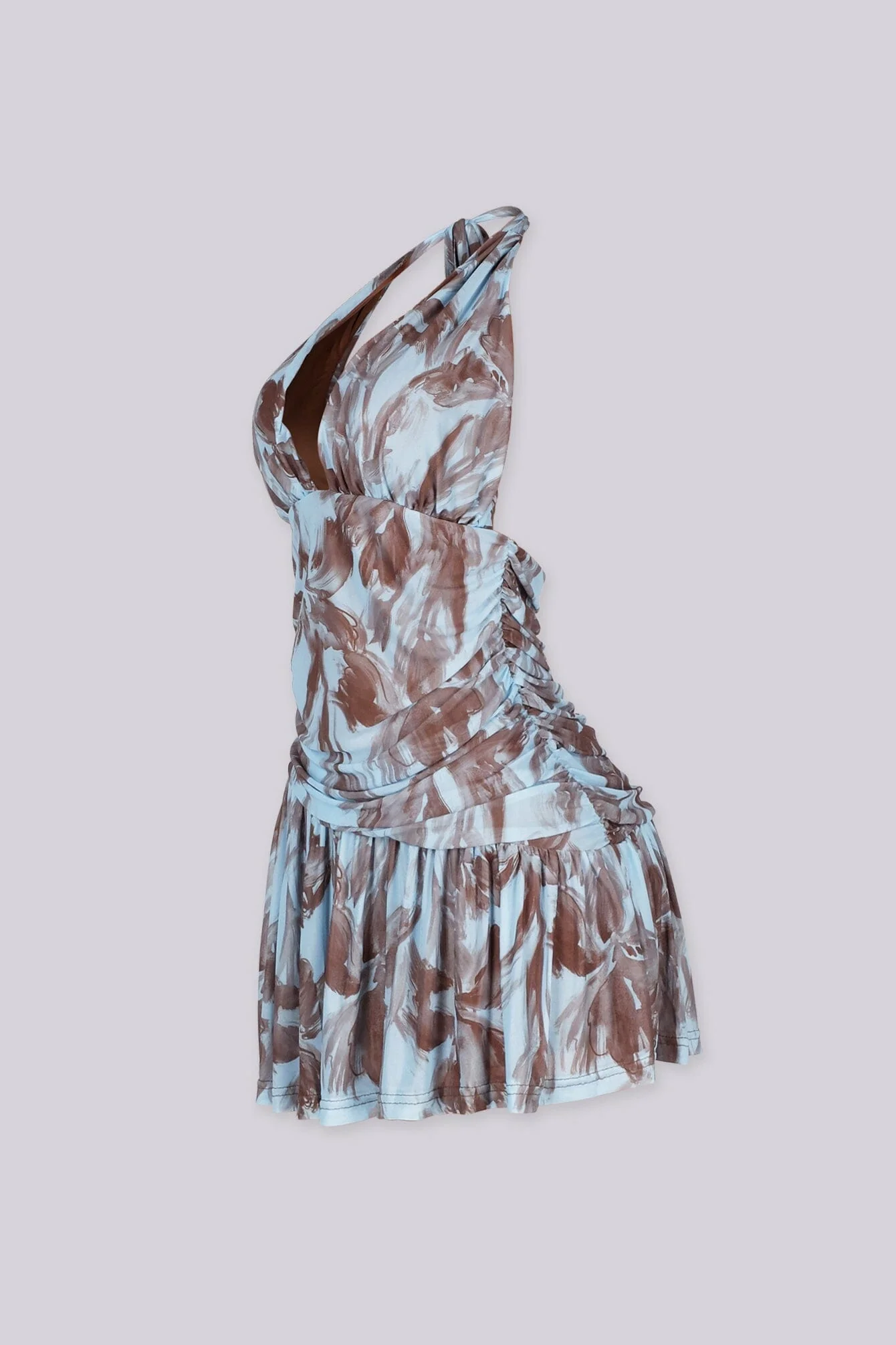 Gemini Bluey Halter Mini Dress - Image 4