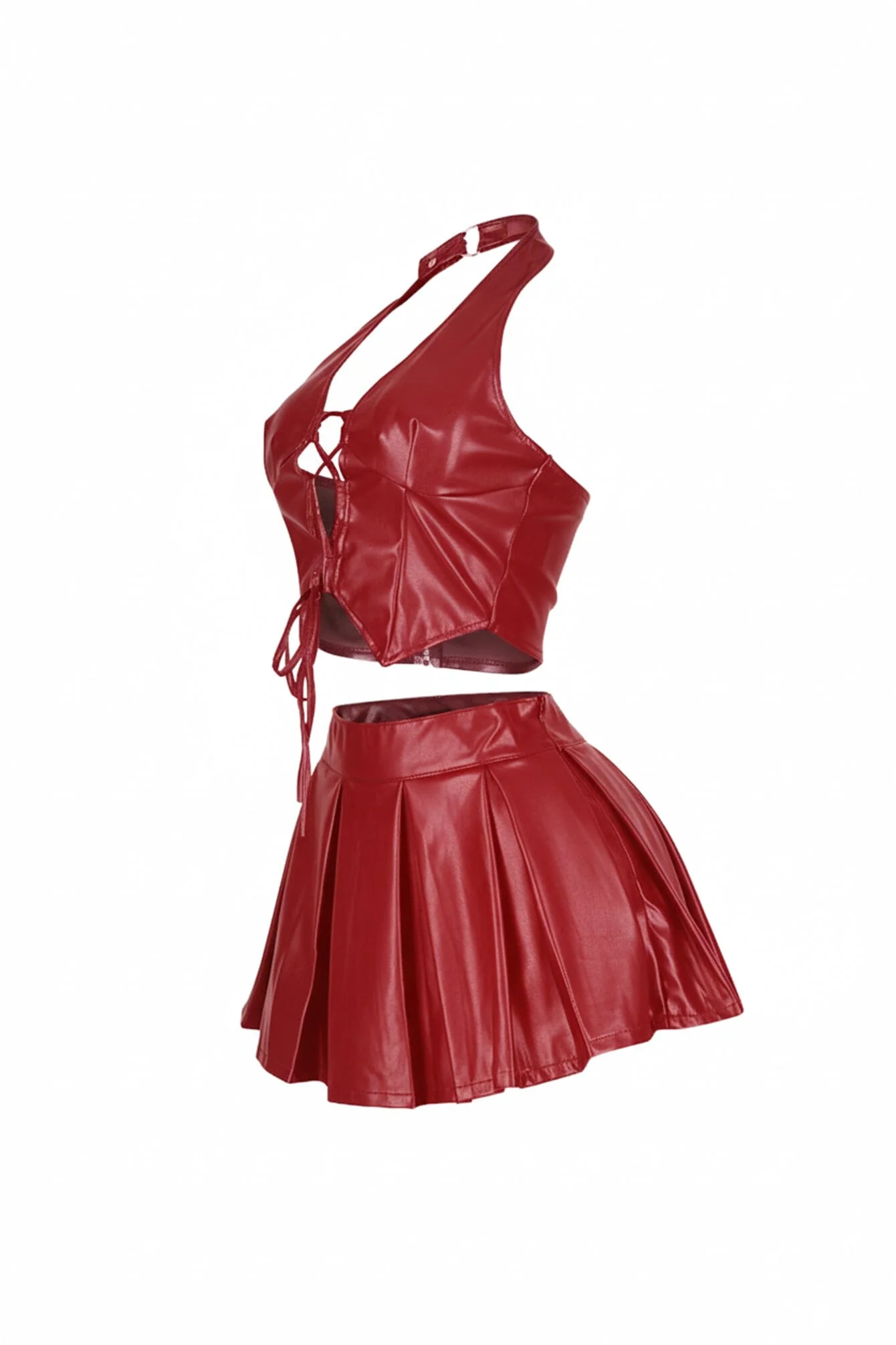 Girly Concept PU Skirt SET - Image 9