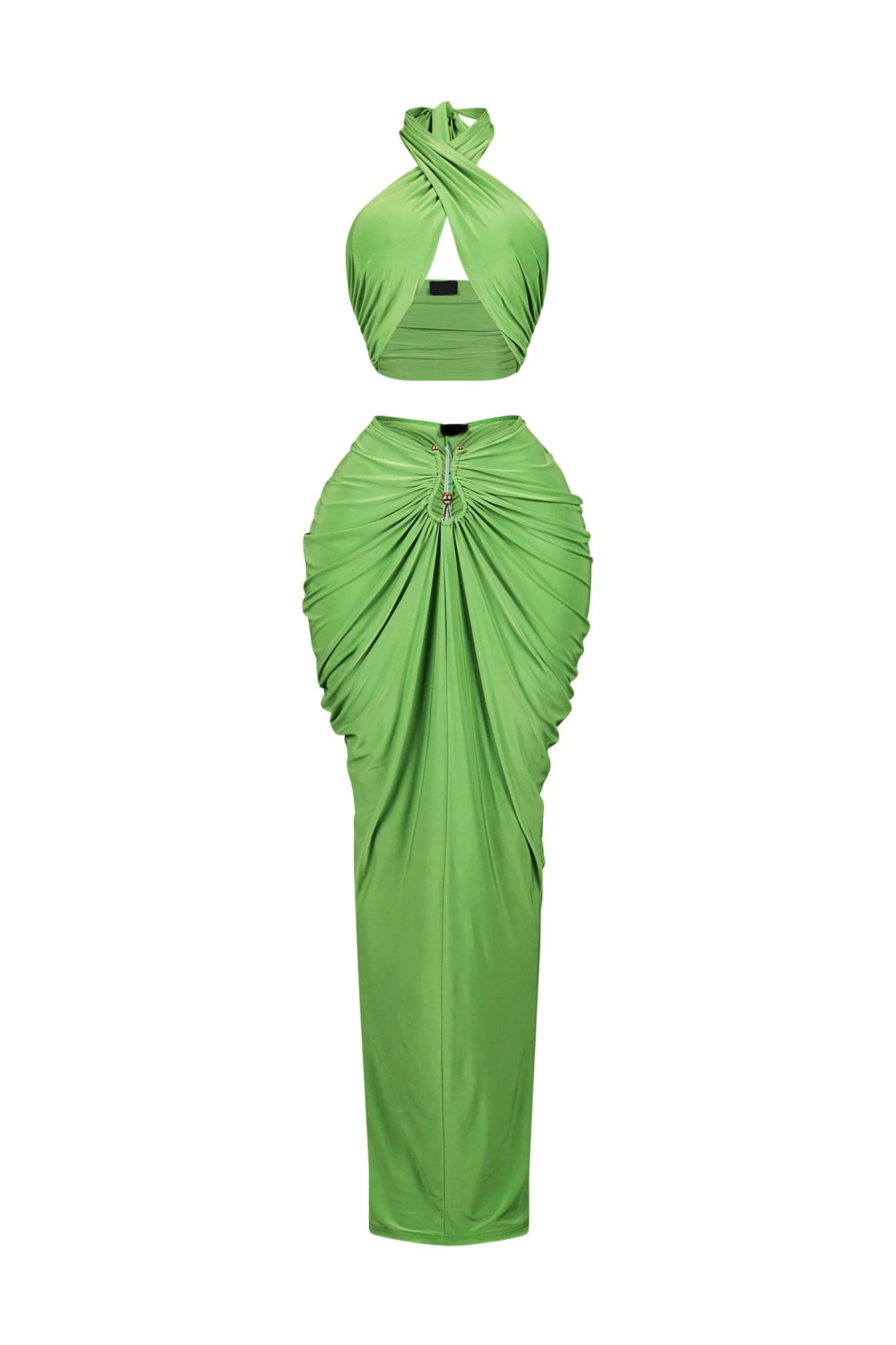 Glimma Halter Neck Top & Skirt SET - Image 2