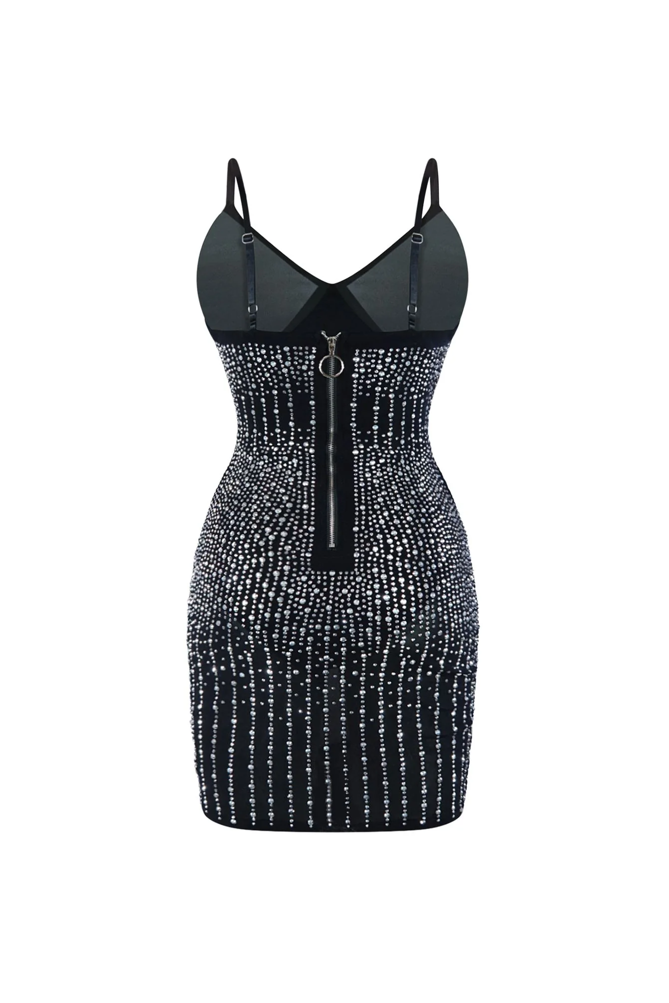 Glowing Place Rhinestone Mini Dress - Image 3