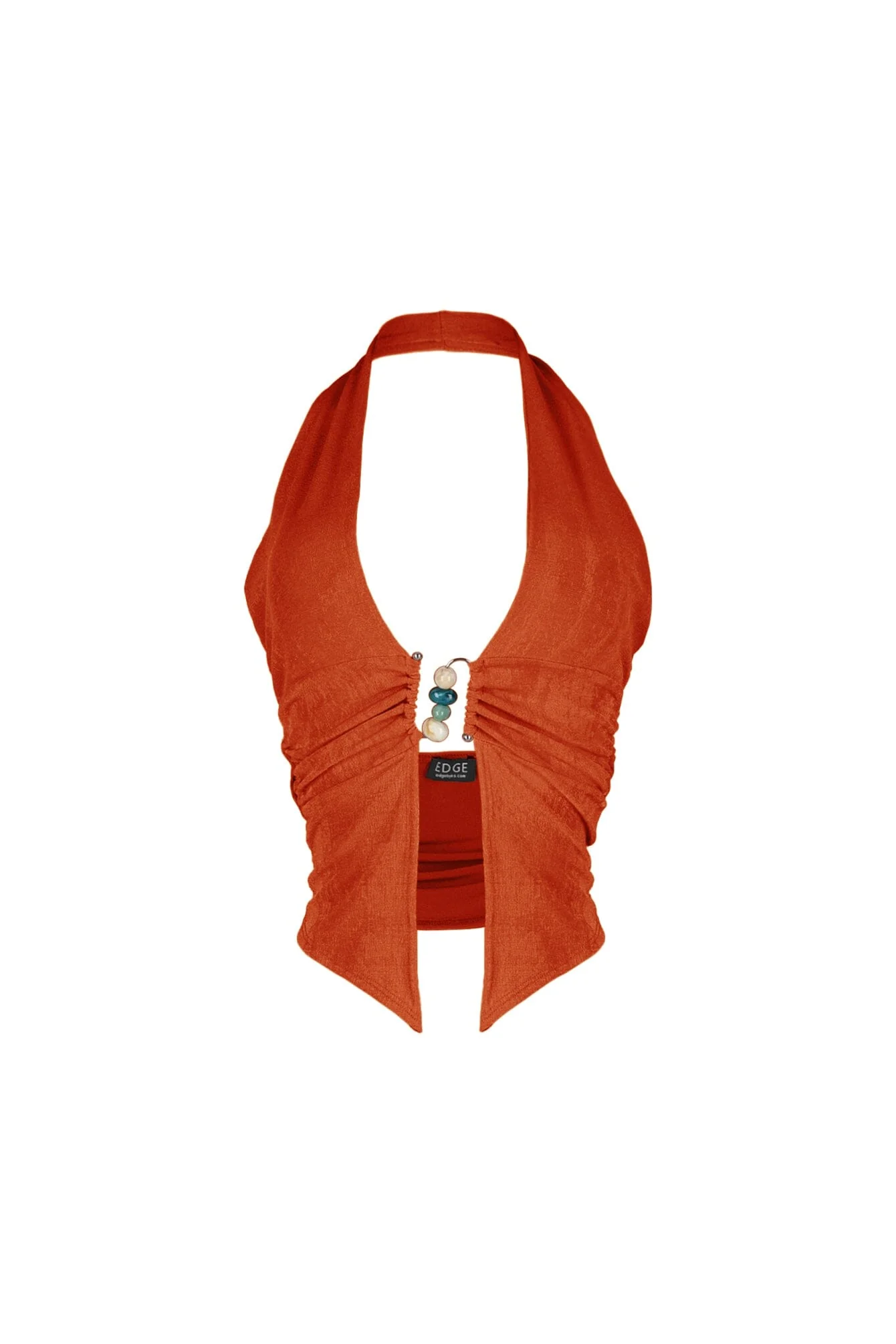 Goa Slinky Beaded Halter Top - Image 6