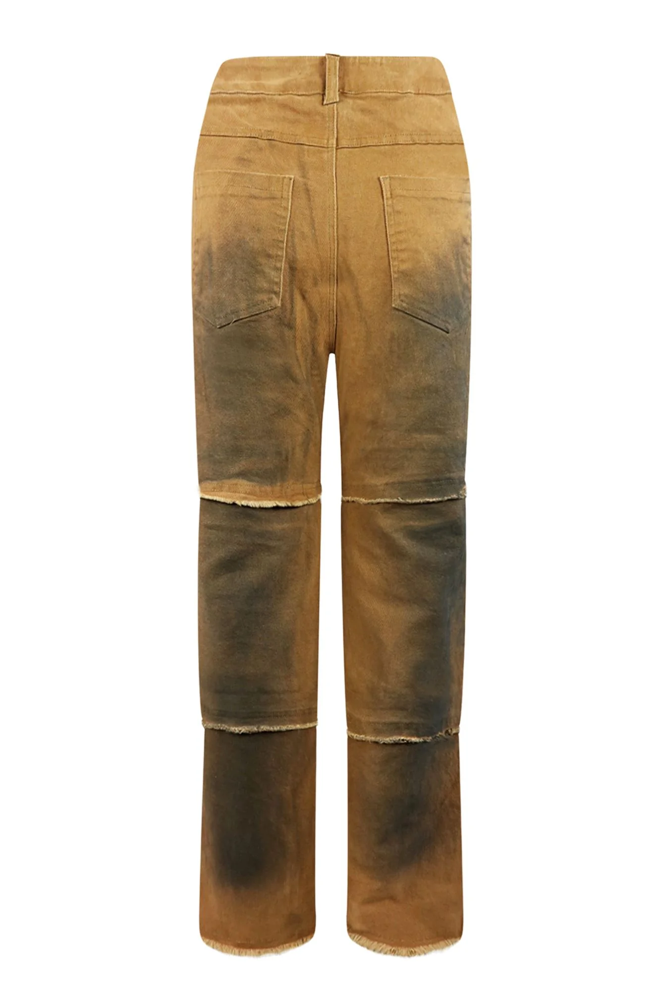 Going Higher Washed Cargo Denim Jeans - Image 4