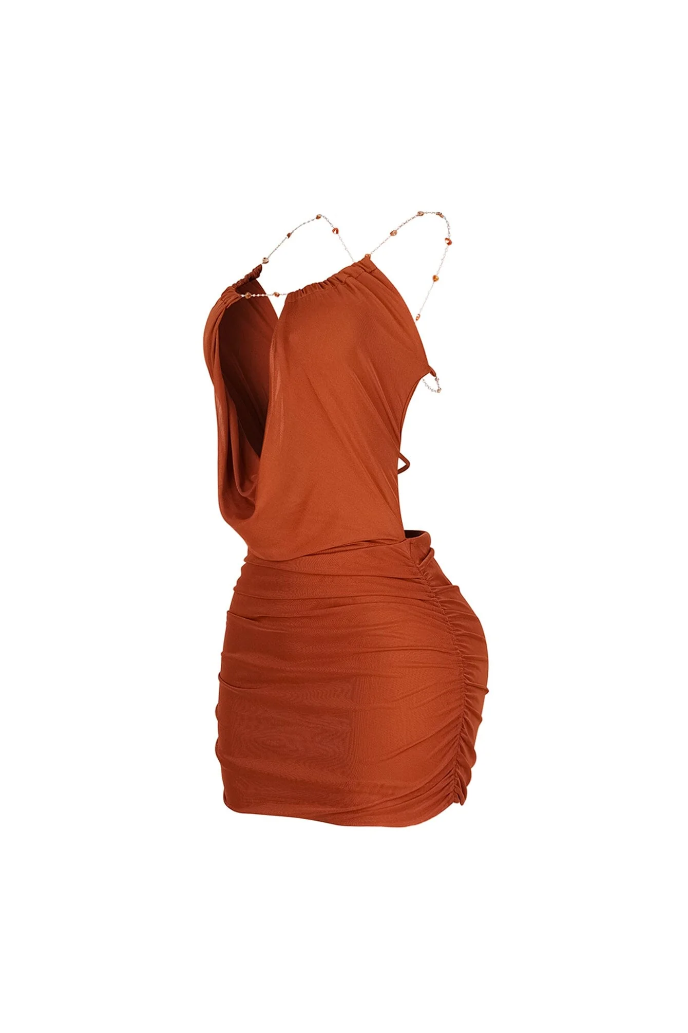 Haena Pearl Chain Mini Dress - Image 5