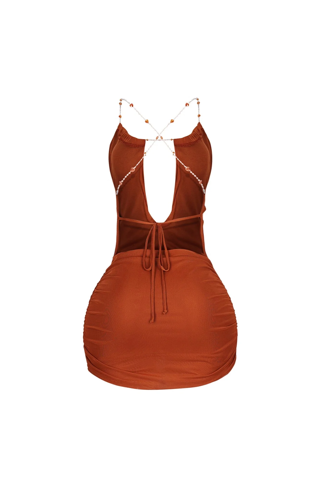Haena Pearl Chain Mini Dress - Image 7