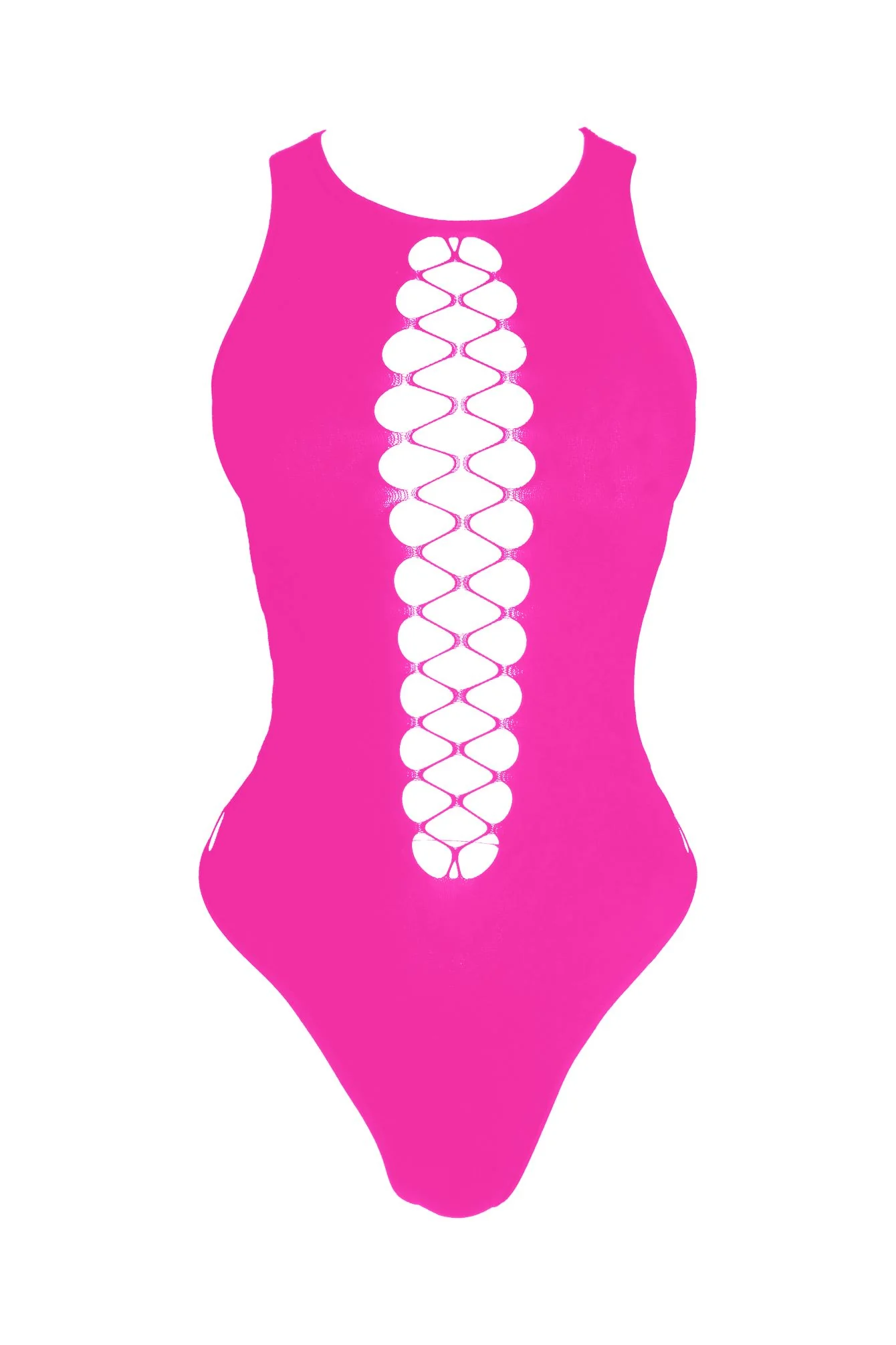 Yuna Hallow Out Sleeveless Bodysuit - Image 3