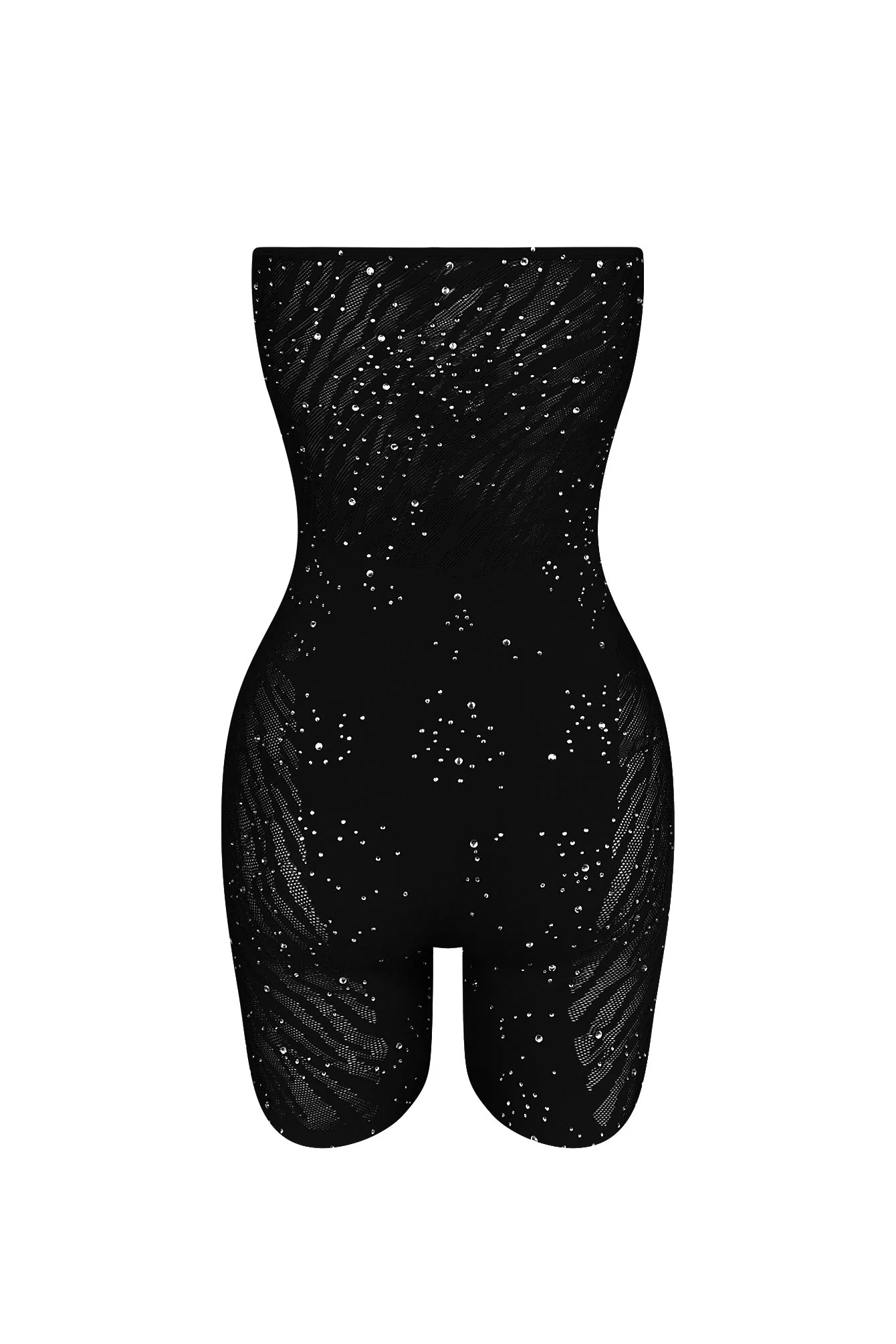 Iyla Hallow Out Tube Rhinestone Romper - Image 6