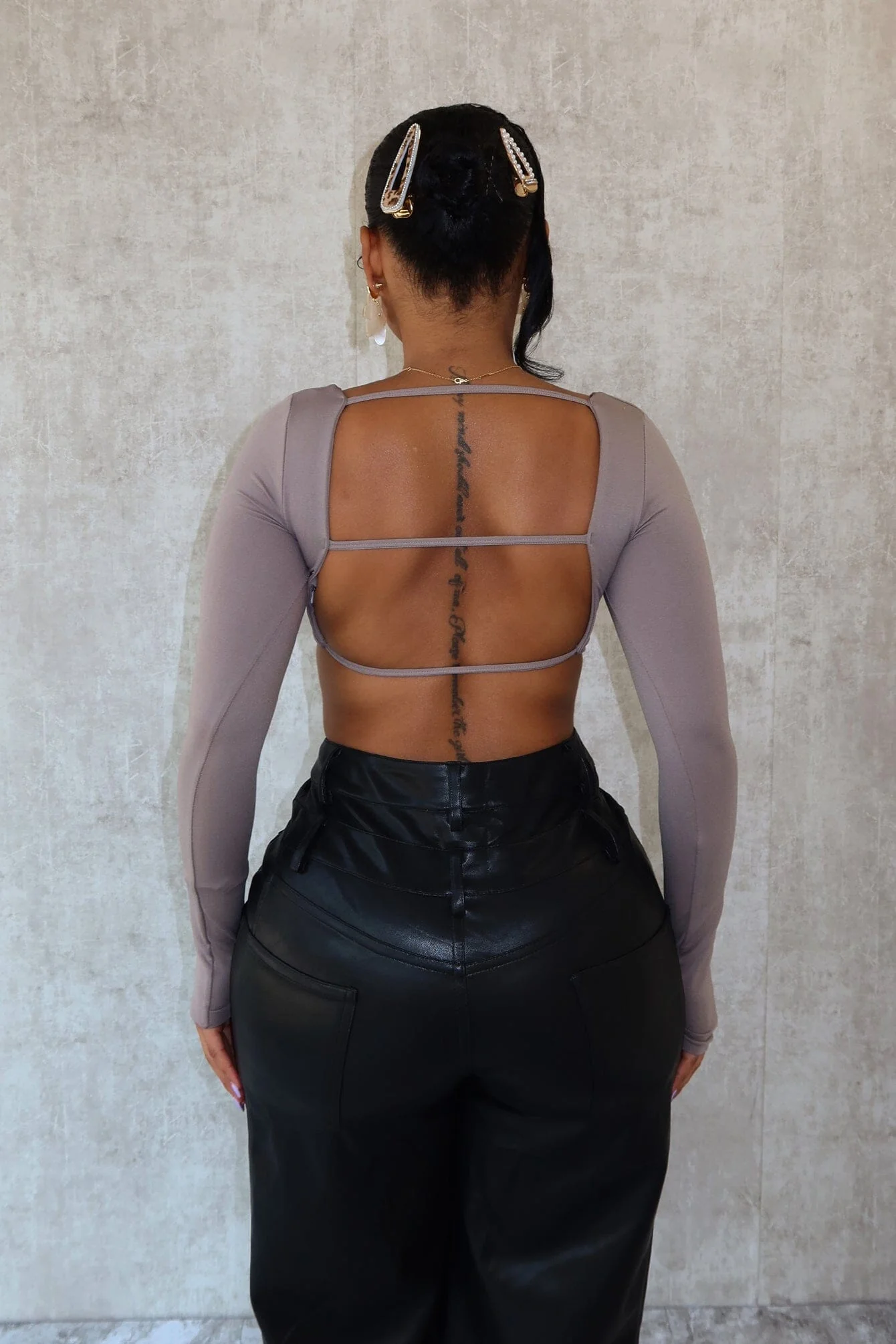 Harriet Back Cutout Crop Top - Image 8