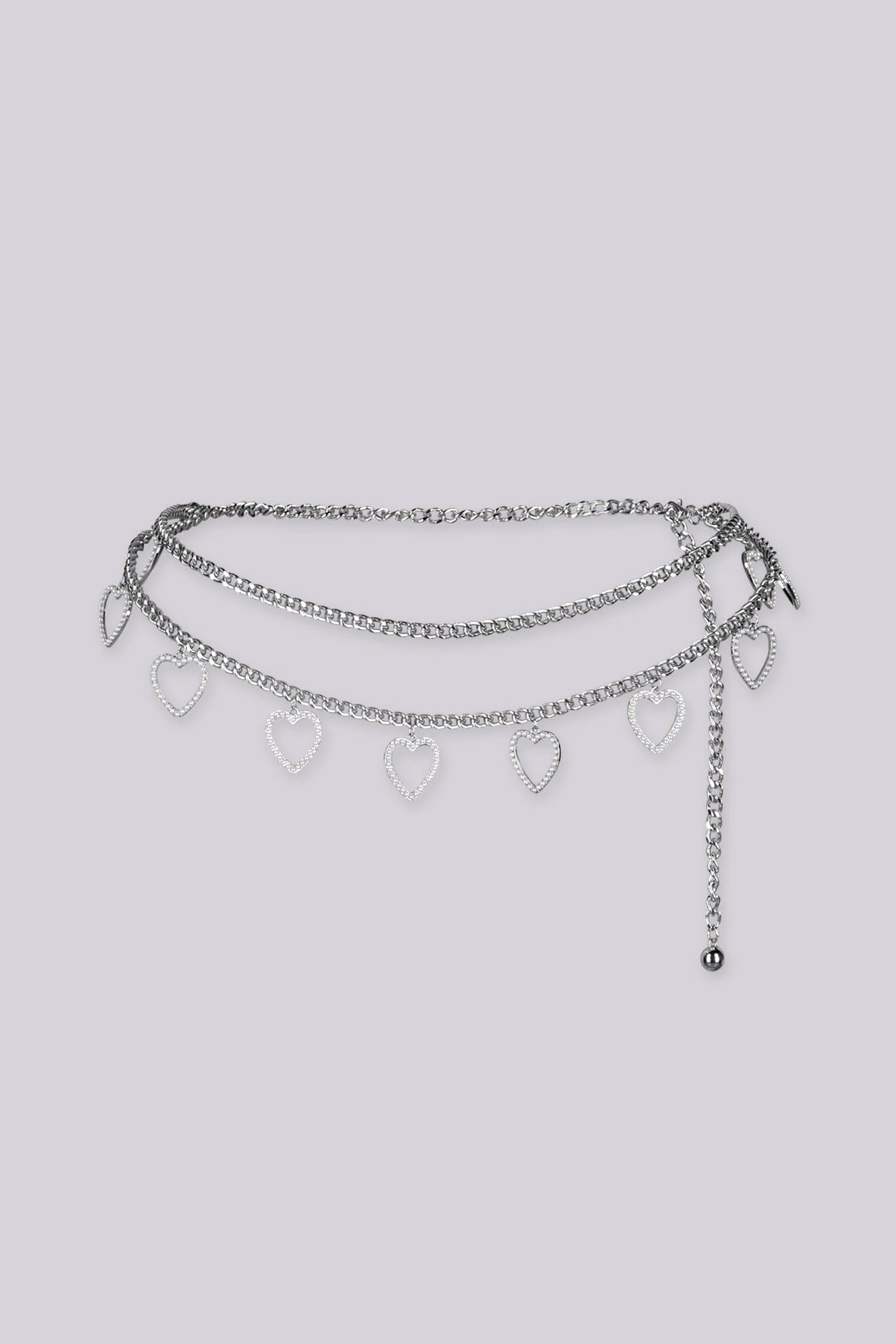 Heart Charm Chain Belt - Image 2