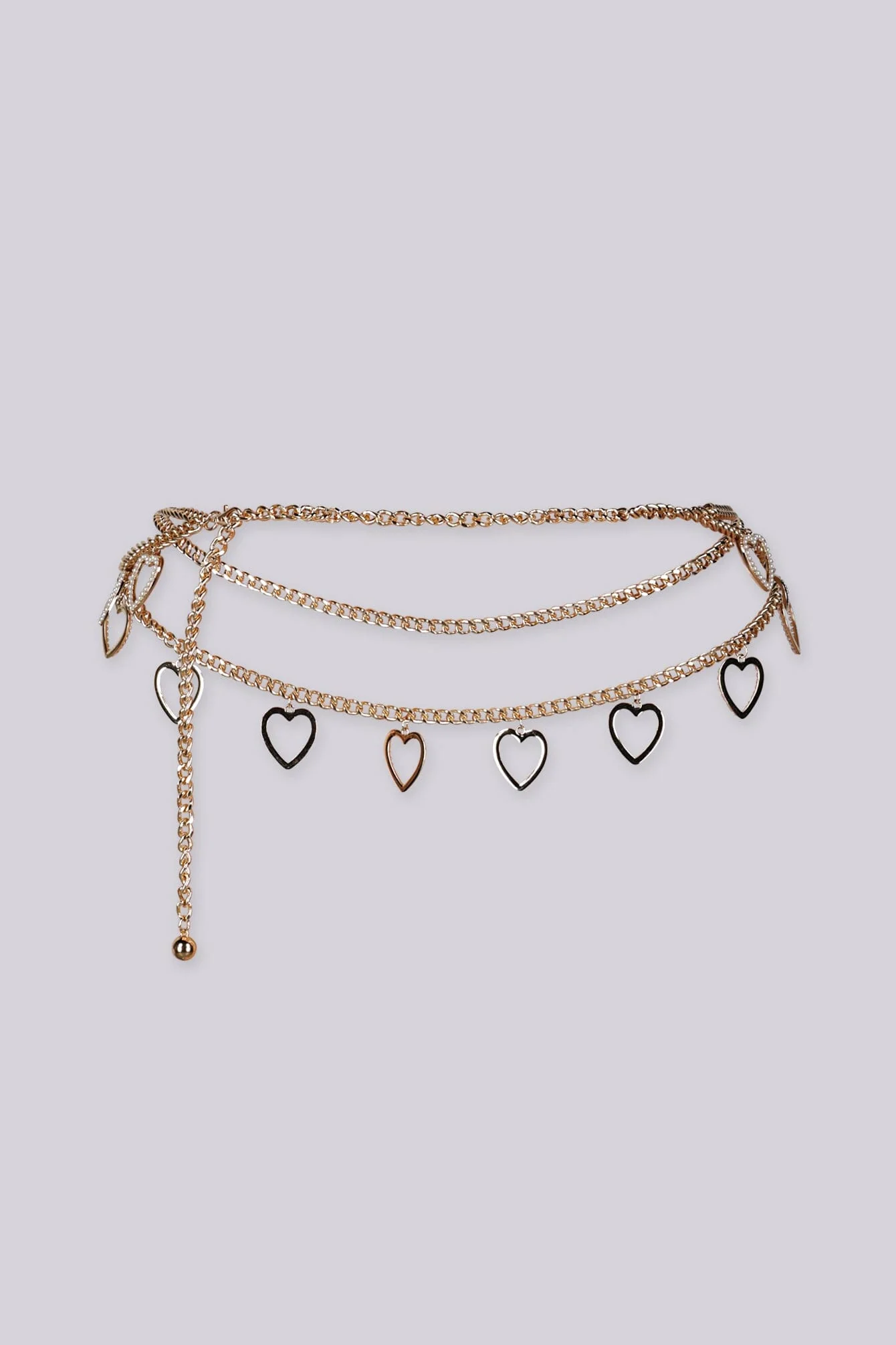 Heart Charm Chain Belt - Image 3