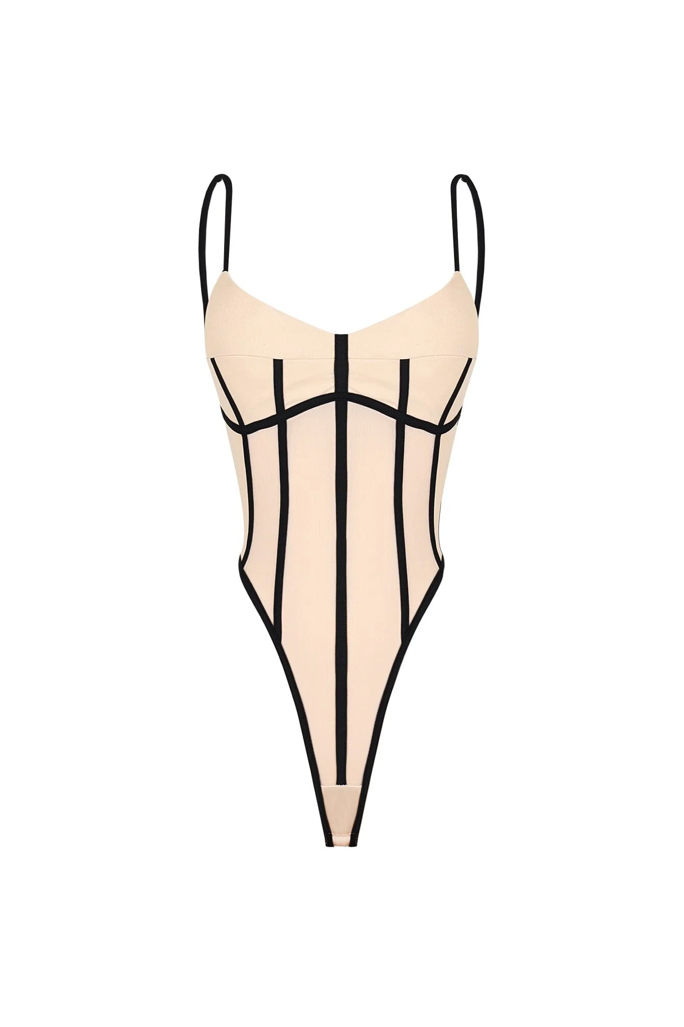 Hecate Sheer Mesh Panel Bodysuit - Image 3