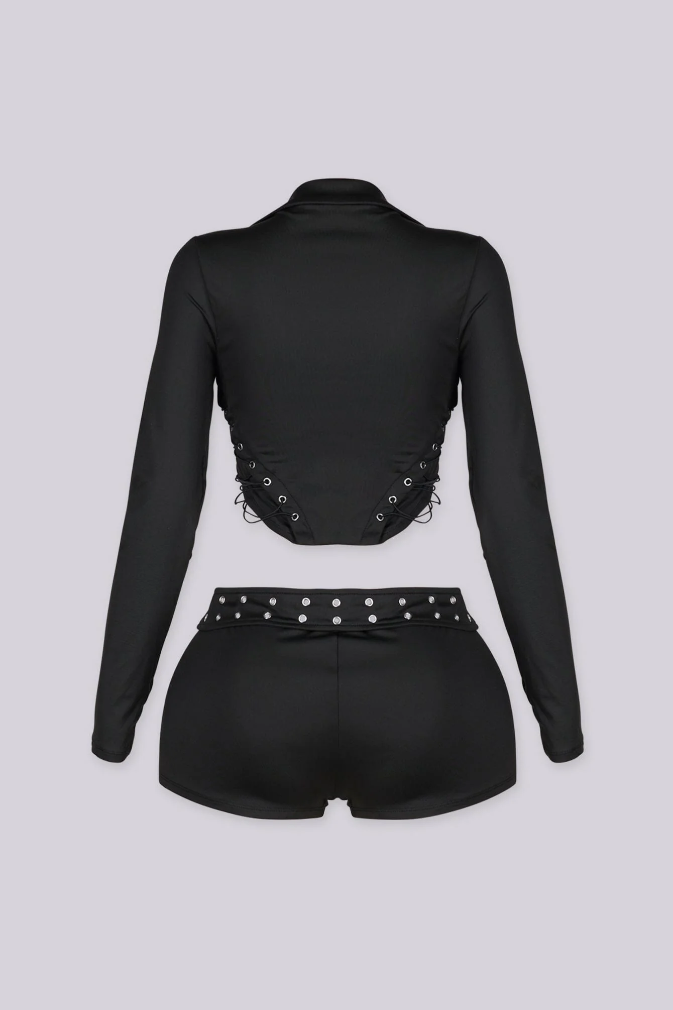 Hendra Lace Up Corset Top & Shorts SET - Image 7