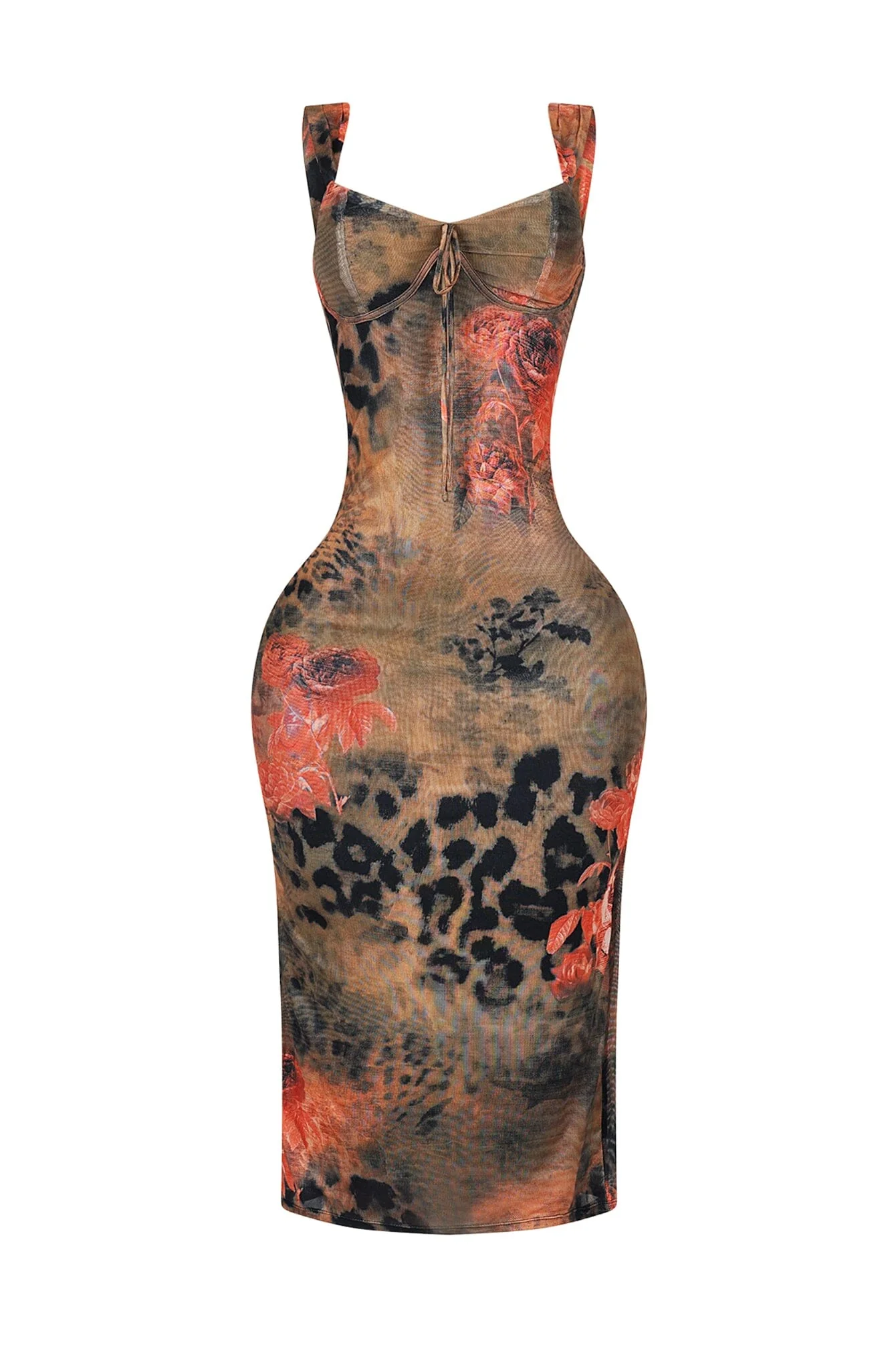 Here With Me Mesh Tank Midi Dress - Image 4