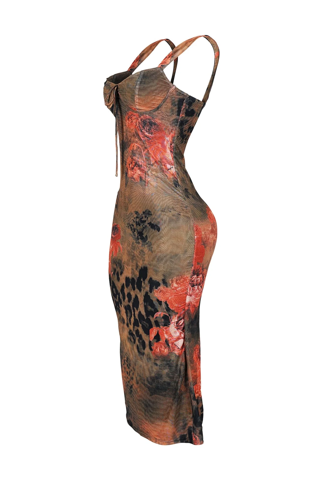 Here With Me Mesh Tank Midi Dress - Image 5