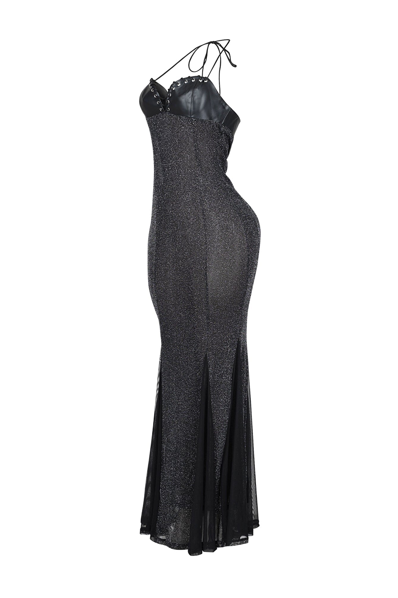 High Shine Mermaid Halter Dress - Image 5
