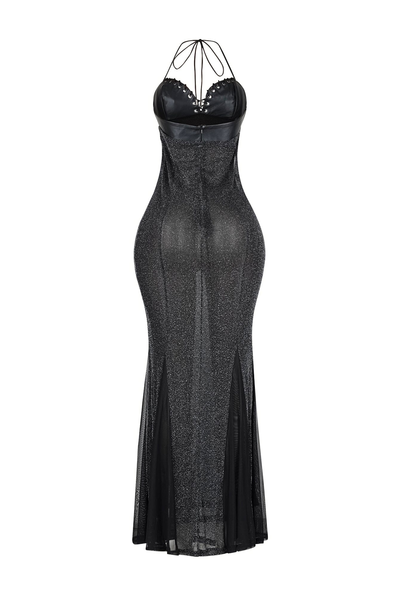 High Shine Mermaid Halter Dress - Image 6