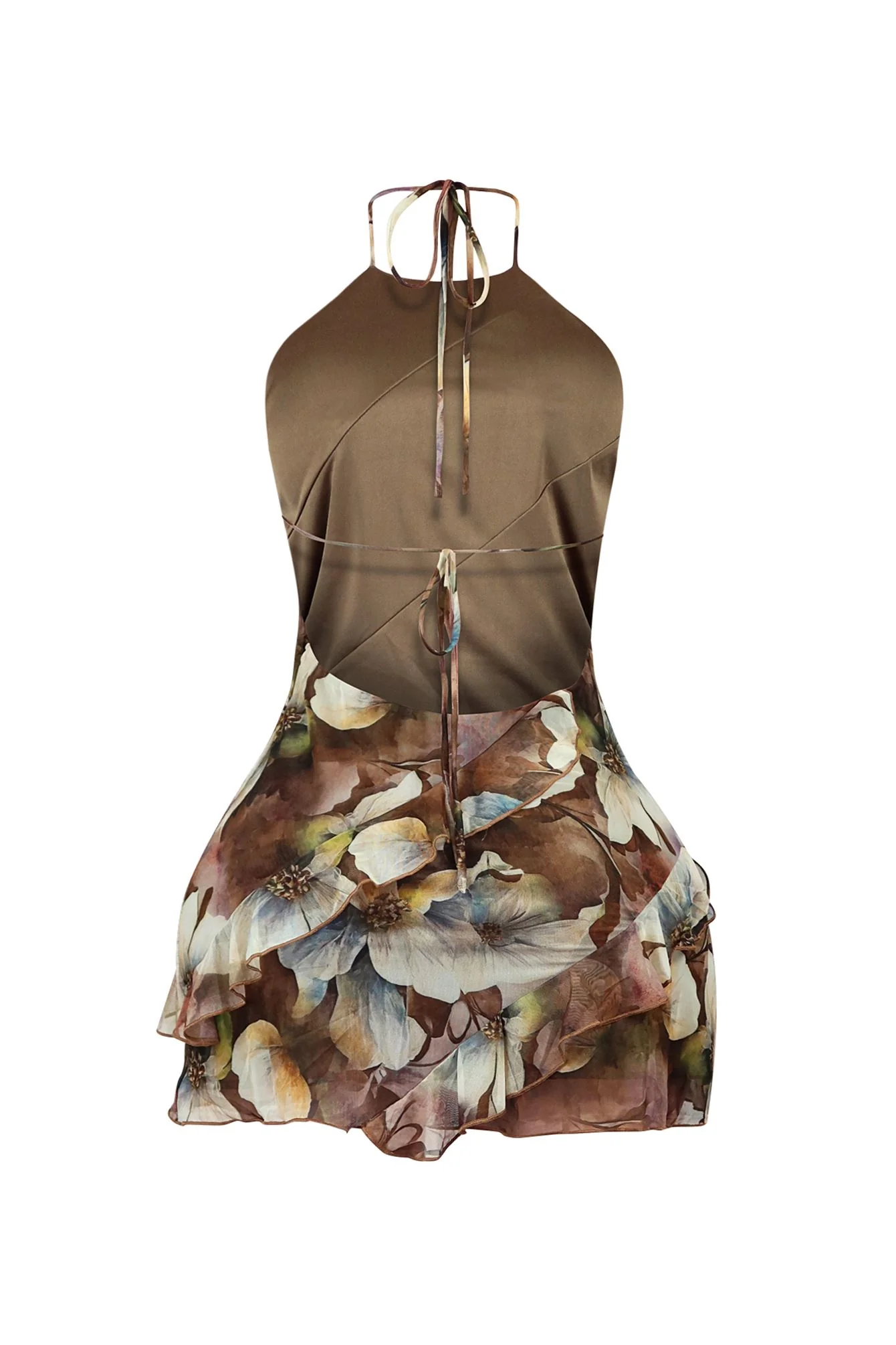 Hopeless Romantic Mesh Print Ruffle Dress - Image 13