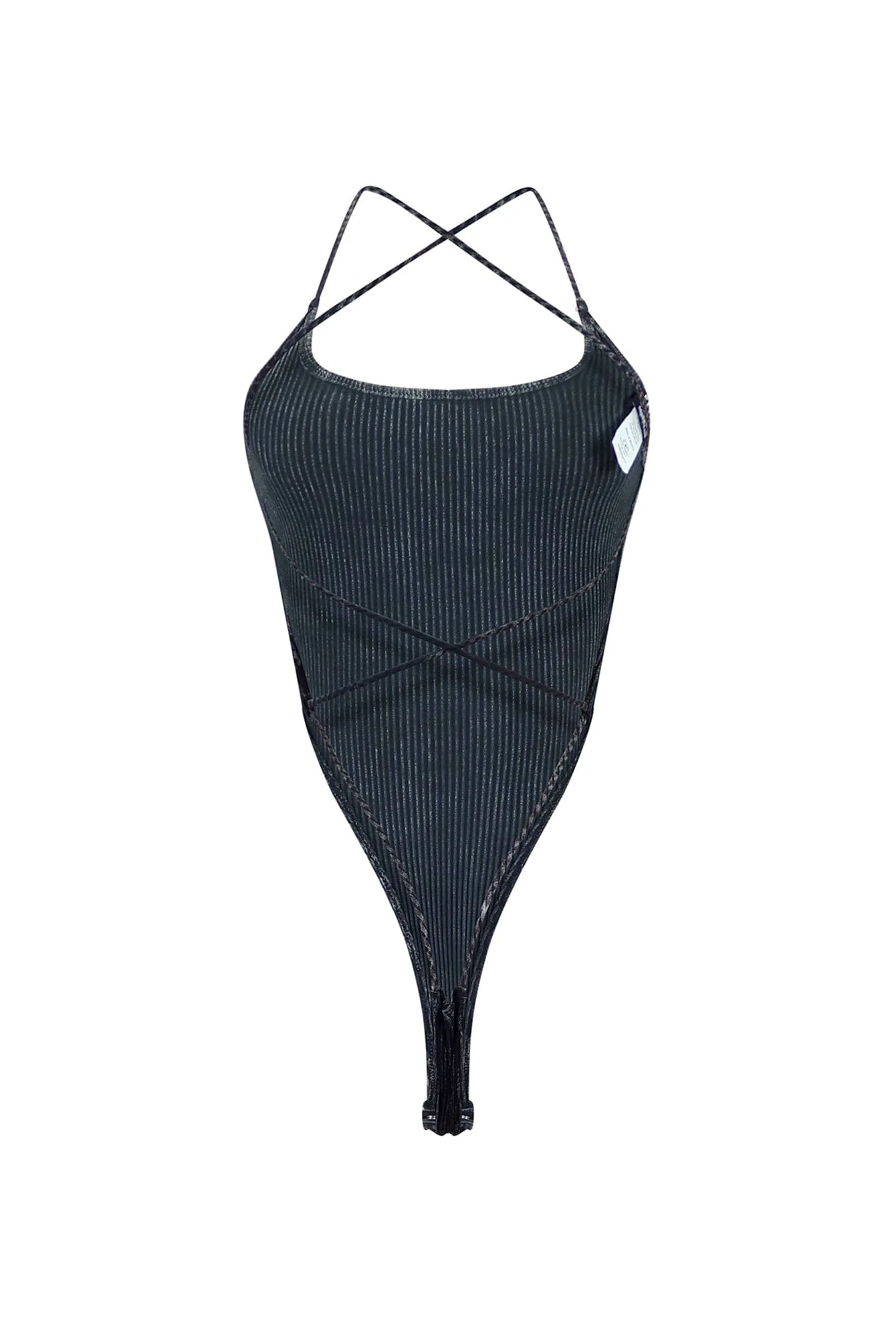 How We Do Mineral Washed Cami Bodysuit - Image 9