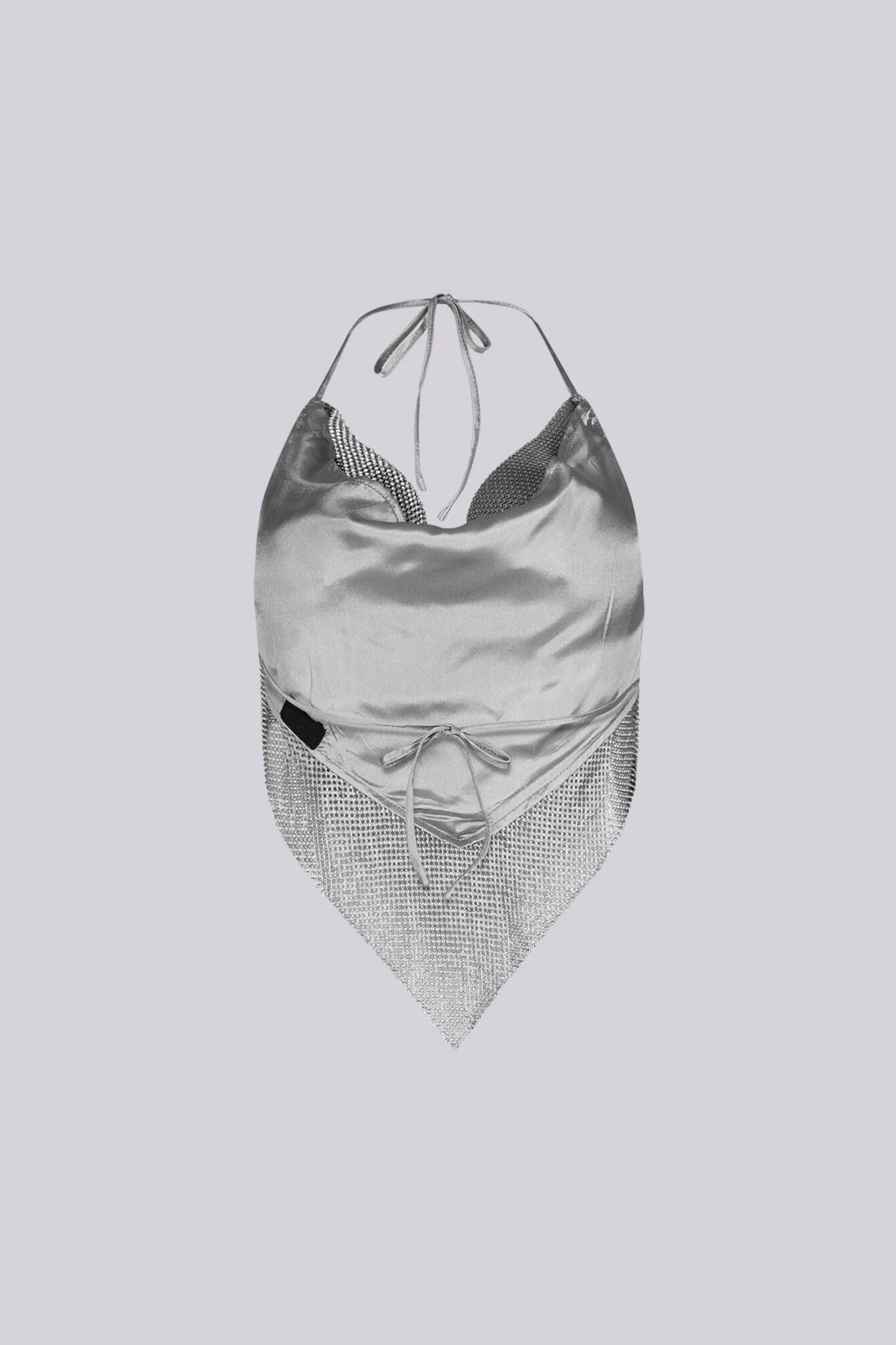 Hyperglow Metal Mesh Rhinestone Top - Image 11