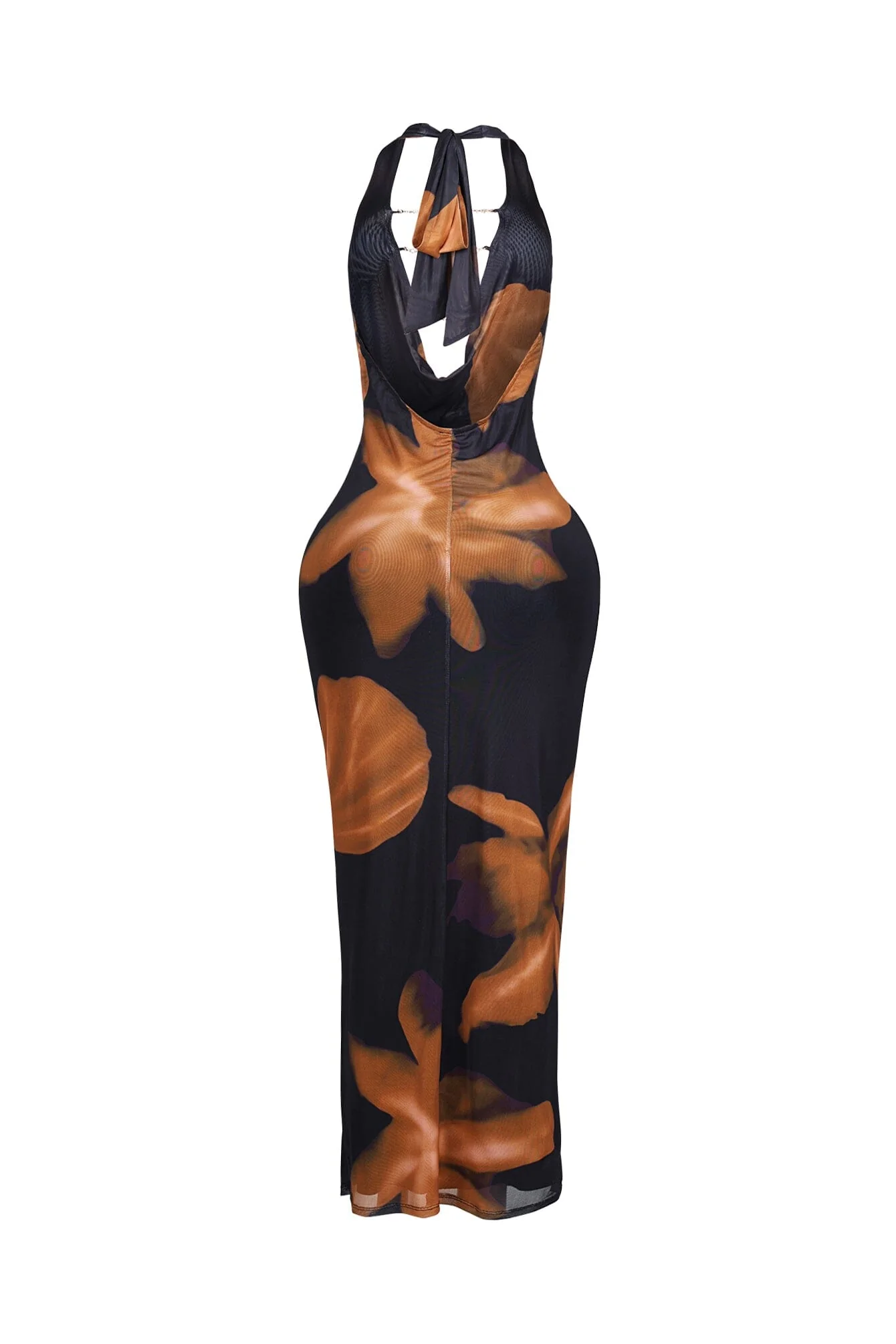 Ignite Petal Chain Cowl Maxi Dress - Image 10
