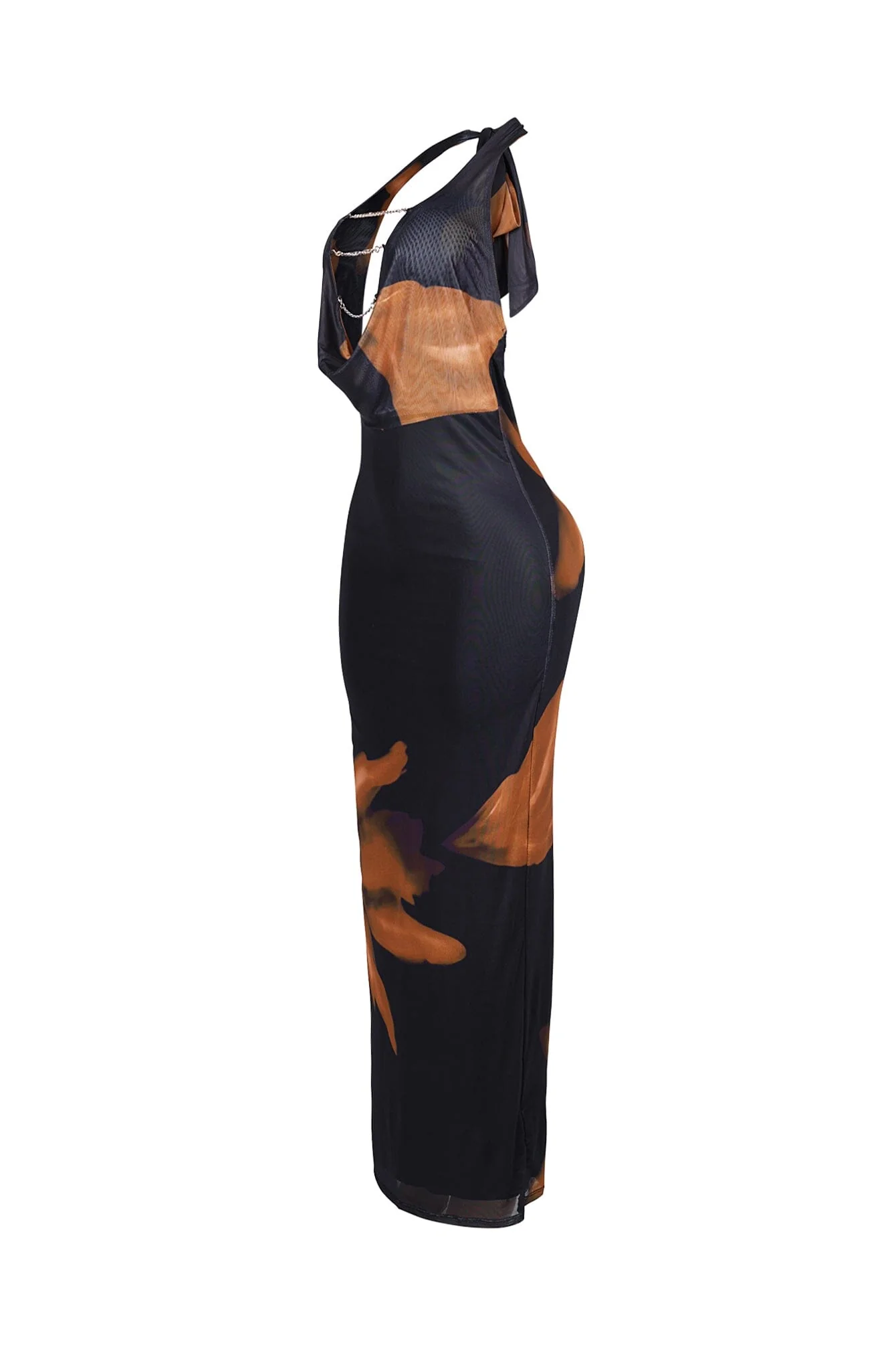 Ignite Petal Chain Cowl Maxi Dress - Image 8