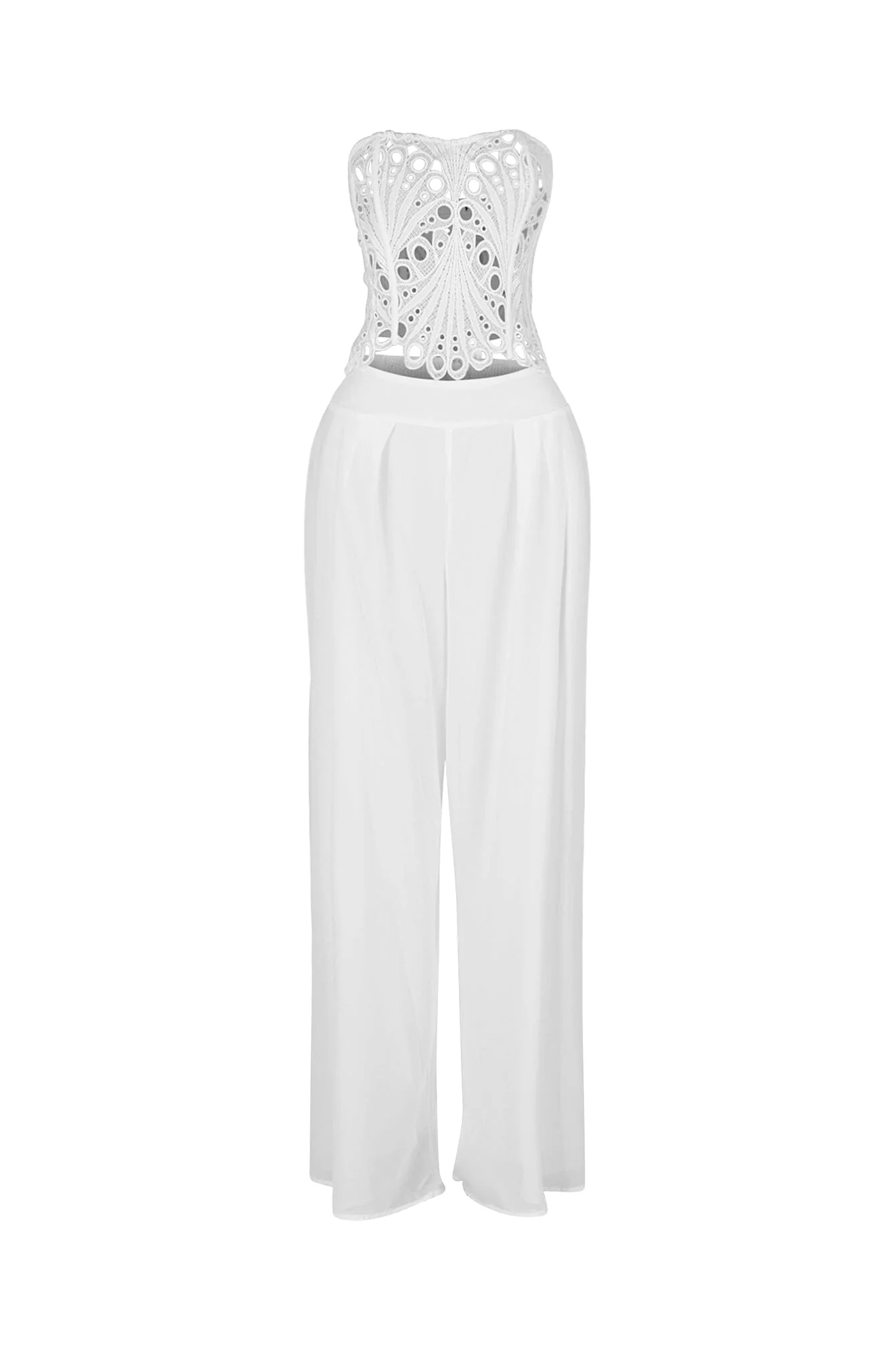 Ivanka Eyelet Corset Top & Pants SET - Image 3