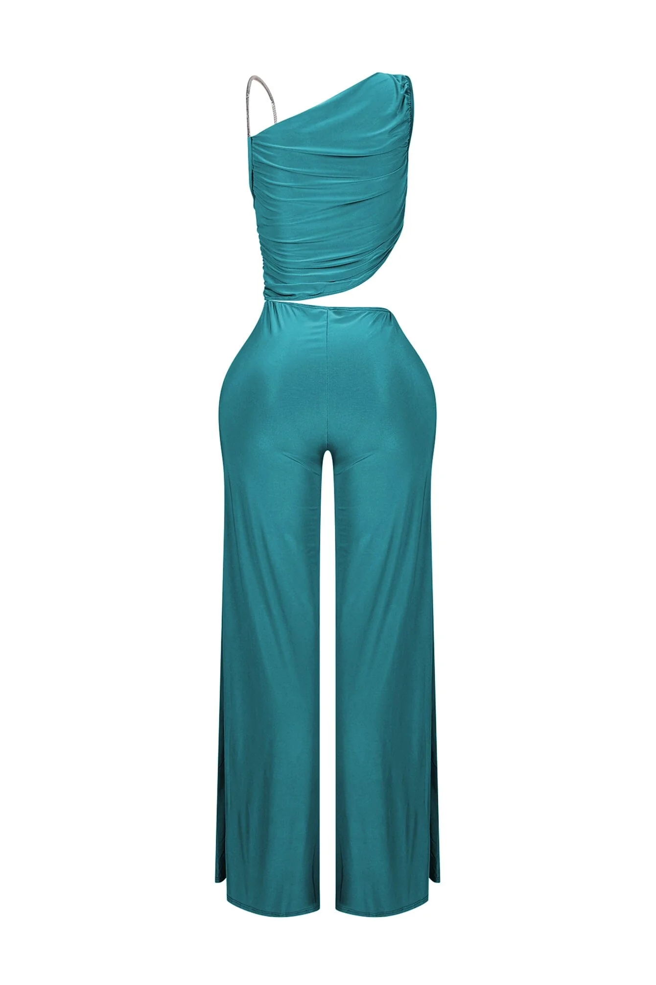 Jaira One Shoulder Wire Strap Jumpsuit - Image 14