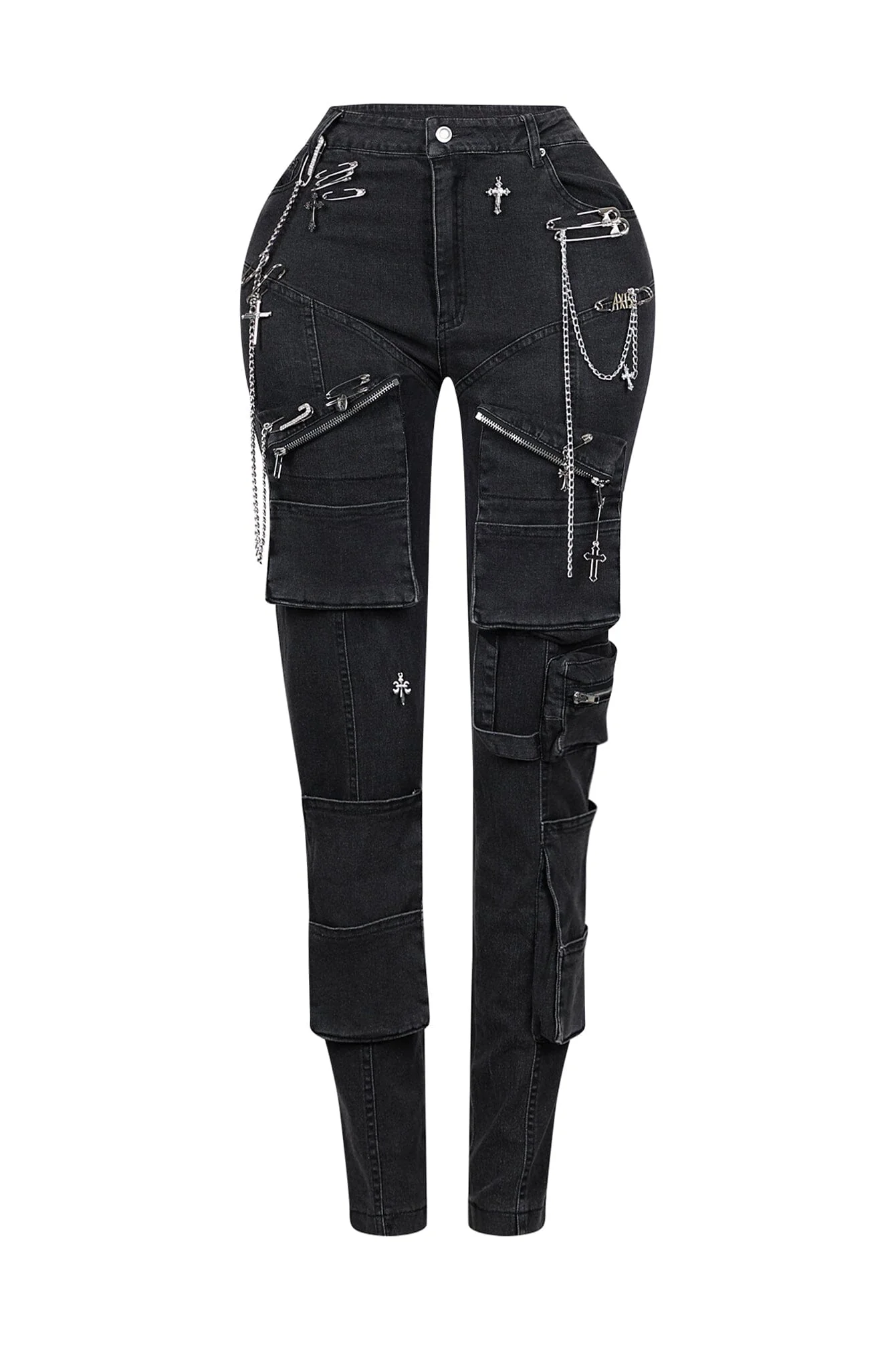 Jalen Metal Trim Skinny Jeans - Image 3