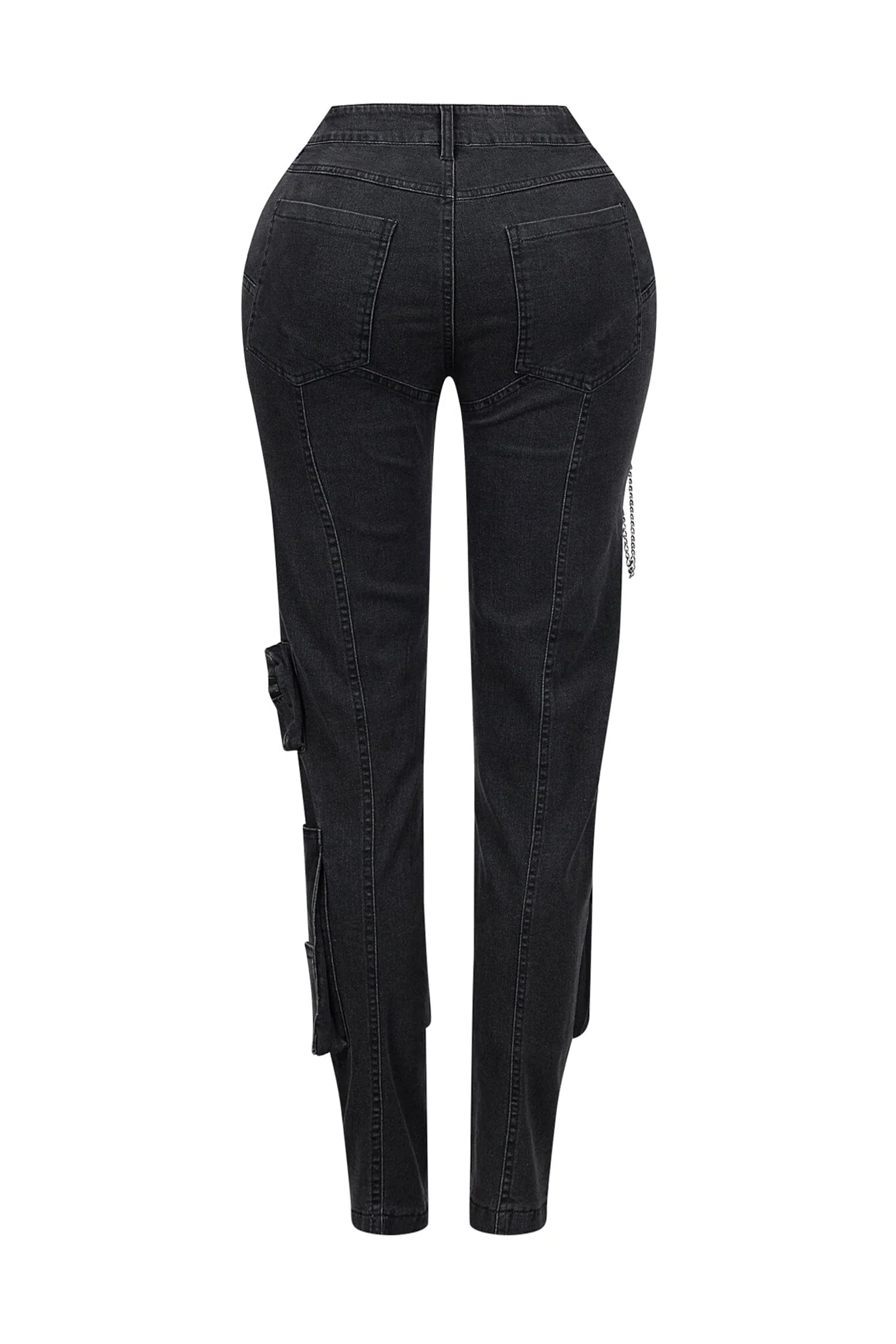 Jalen Metal Trim Skinny Jeans - Image 5