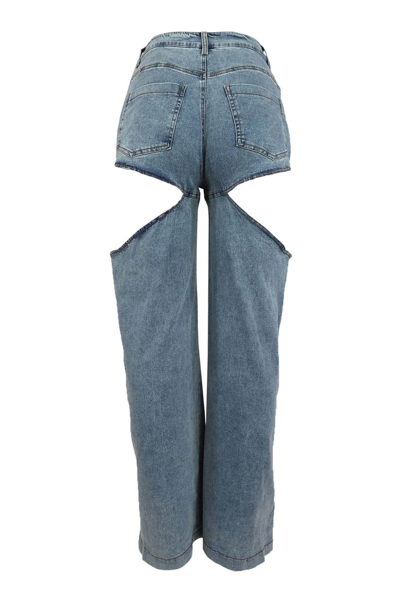 Jasper Side Cutout With Button Jeans - Image 3