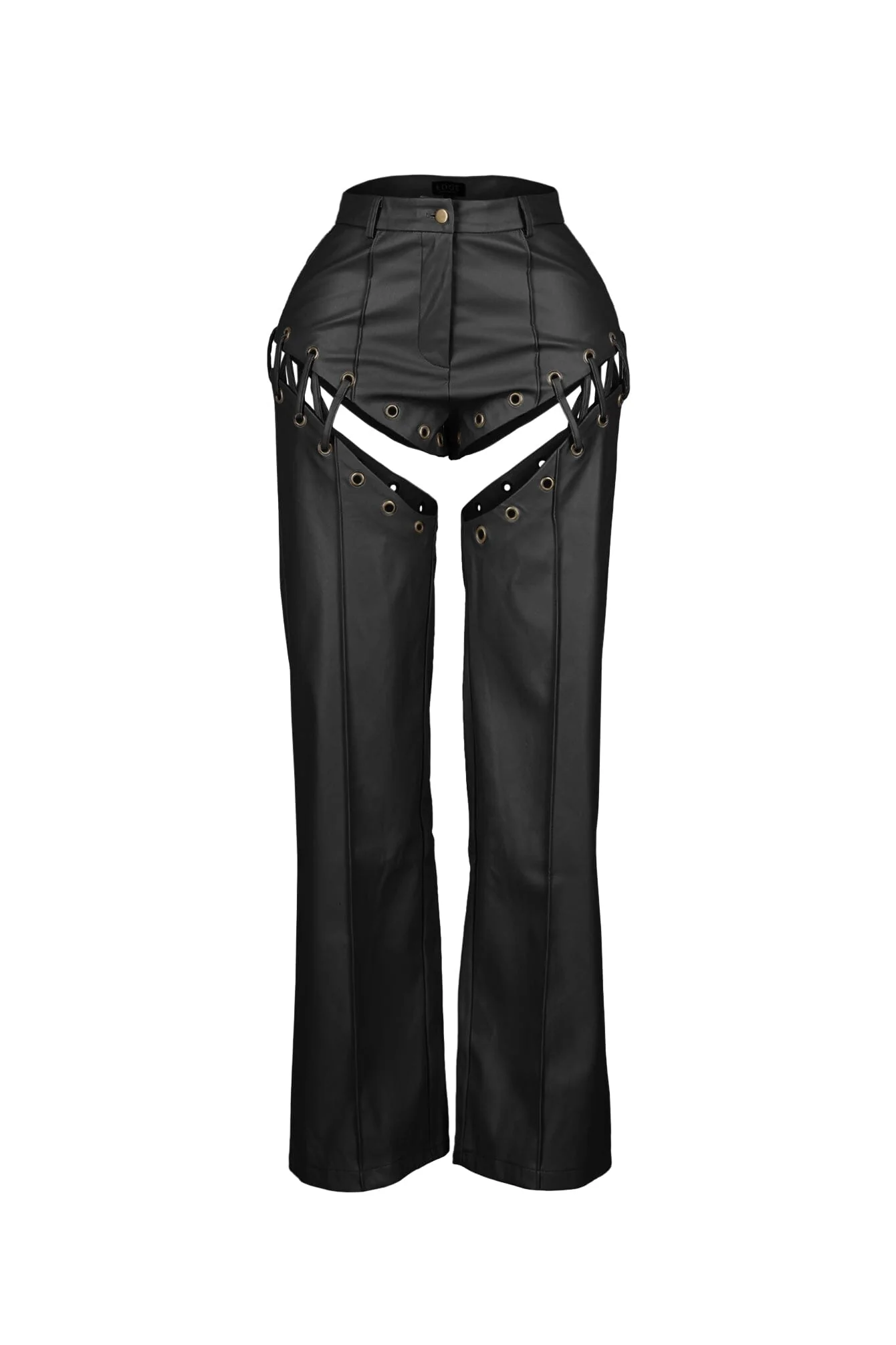 Jetta PU Lace Up Pants - Image 5