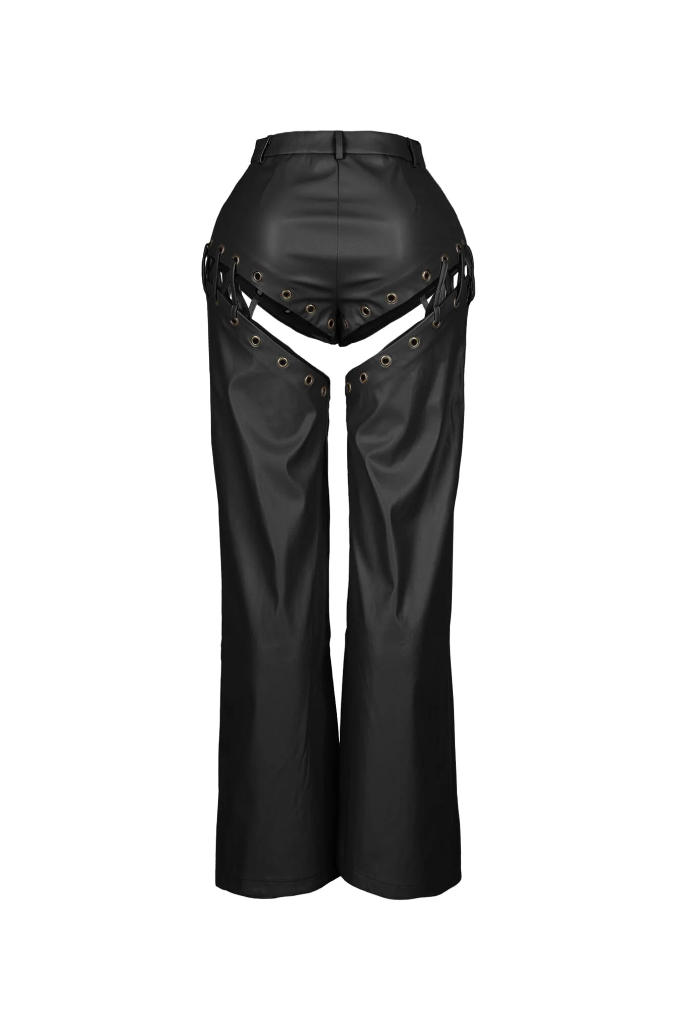 Jetta PU Lace Up Pants - Image 7