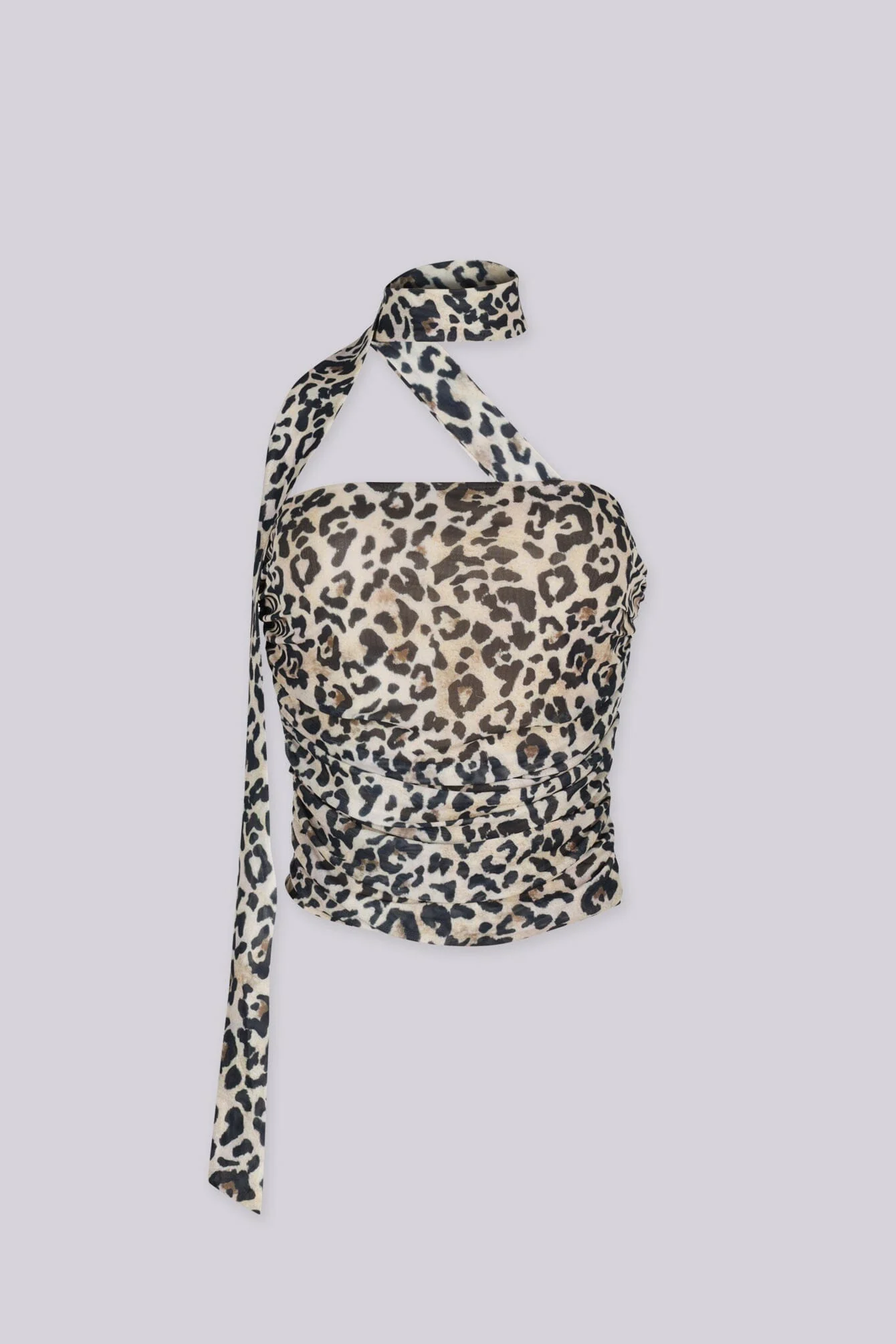 Jina Ruched Bandeau Tie Tube Top - Image 4