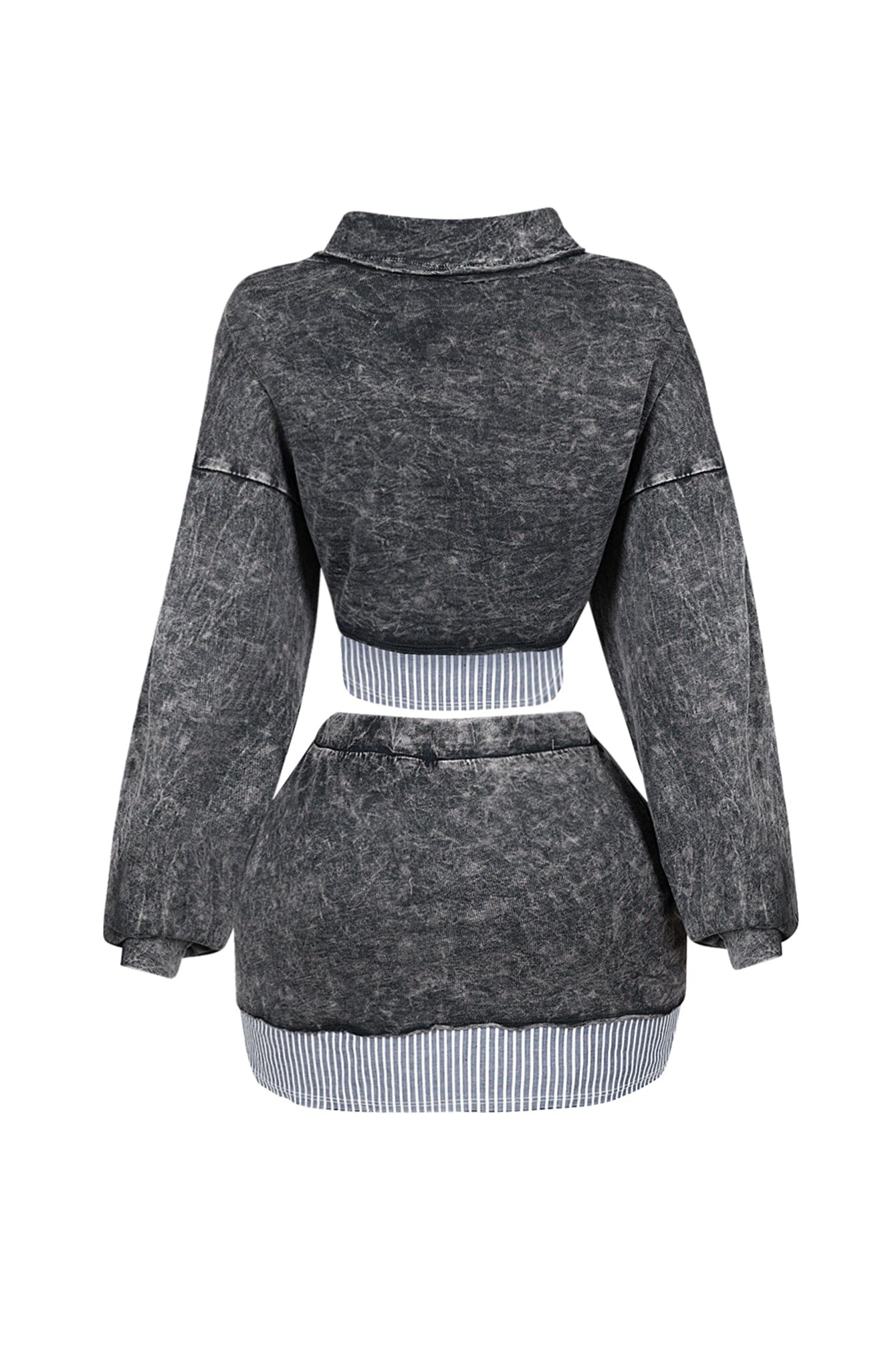 Jocelyn Pin Stripe Top & Skirt SET - Image 7