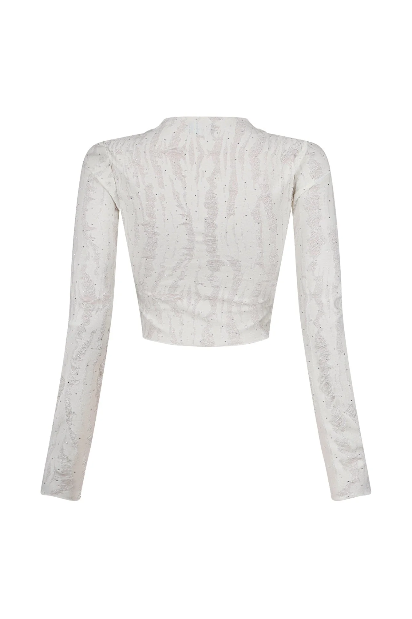 Jordyn Grunge Textured Rhinestone Top - Image 7
