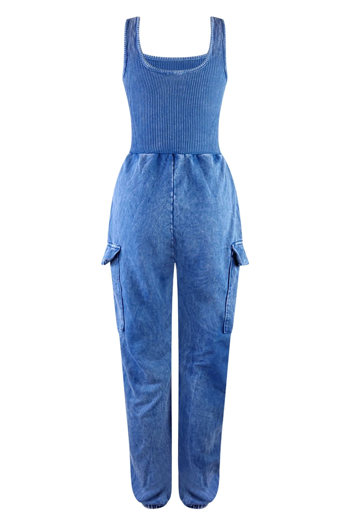 Kacy Mineral Washed Tank Jumpsuit - Image 5