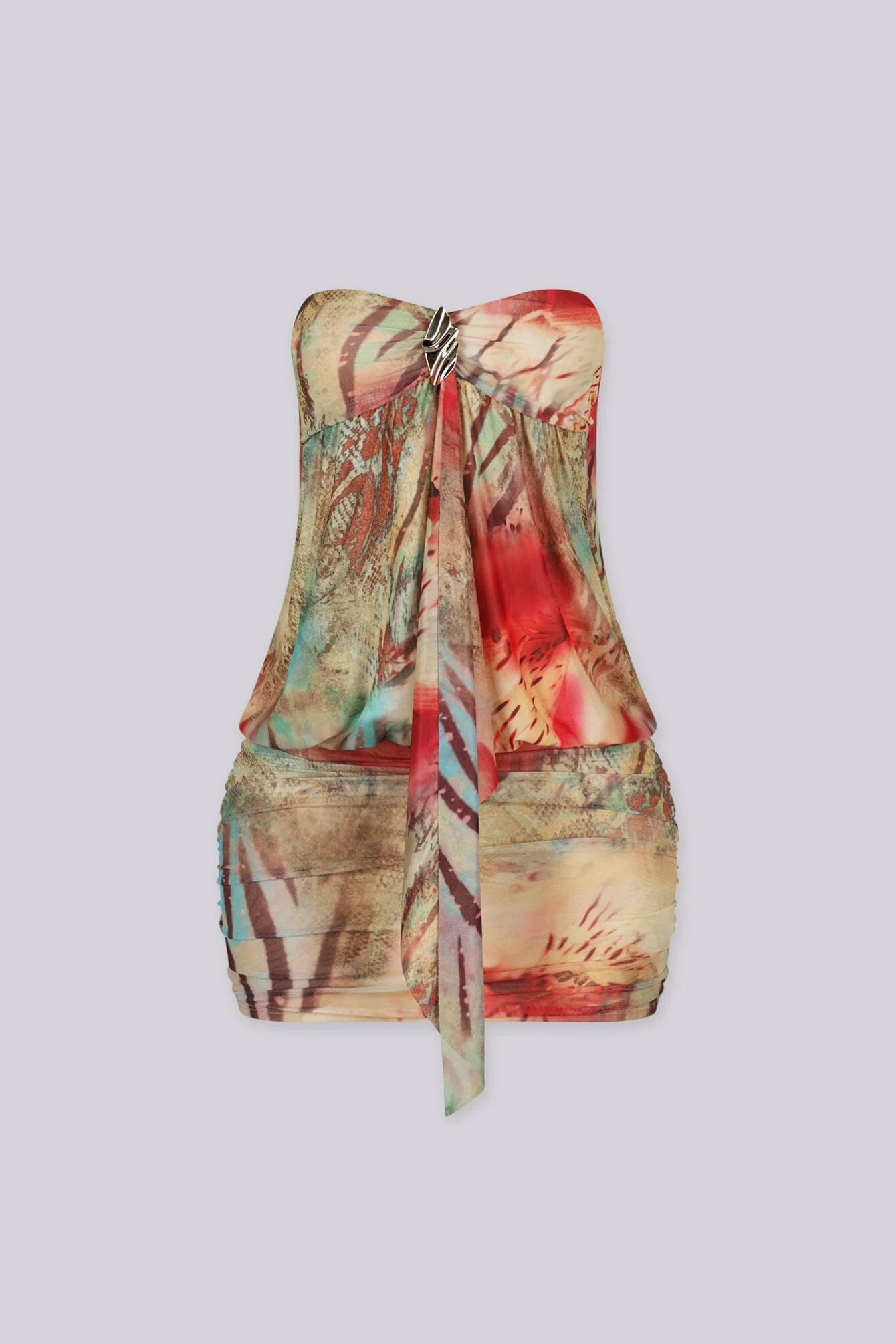 Kairo Draped Tube Mini Dress - Image 6
