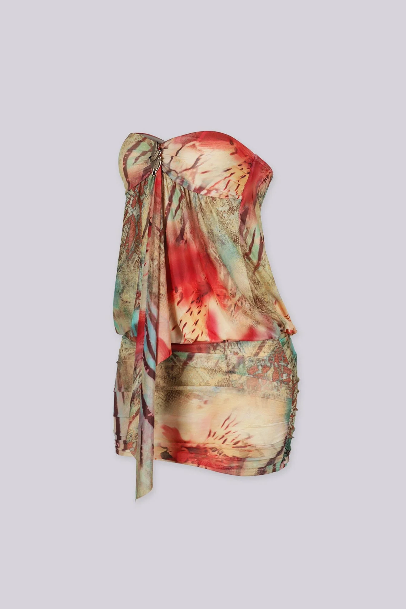 Kairo Draped Tube Mini Dress - Image 7