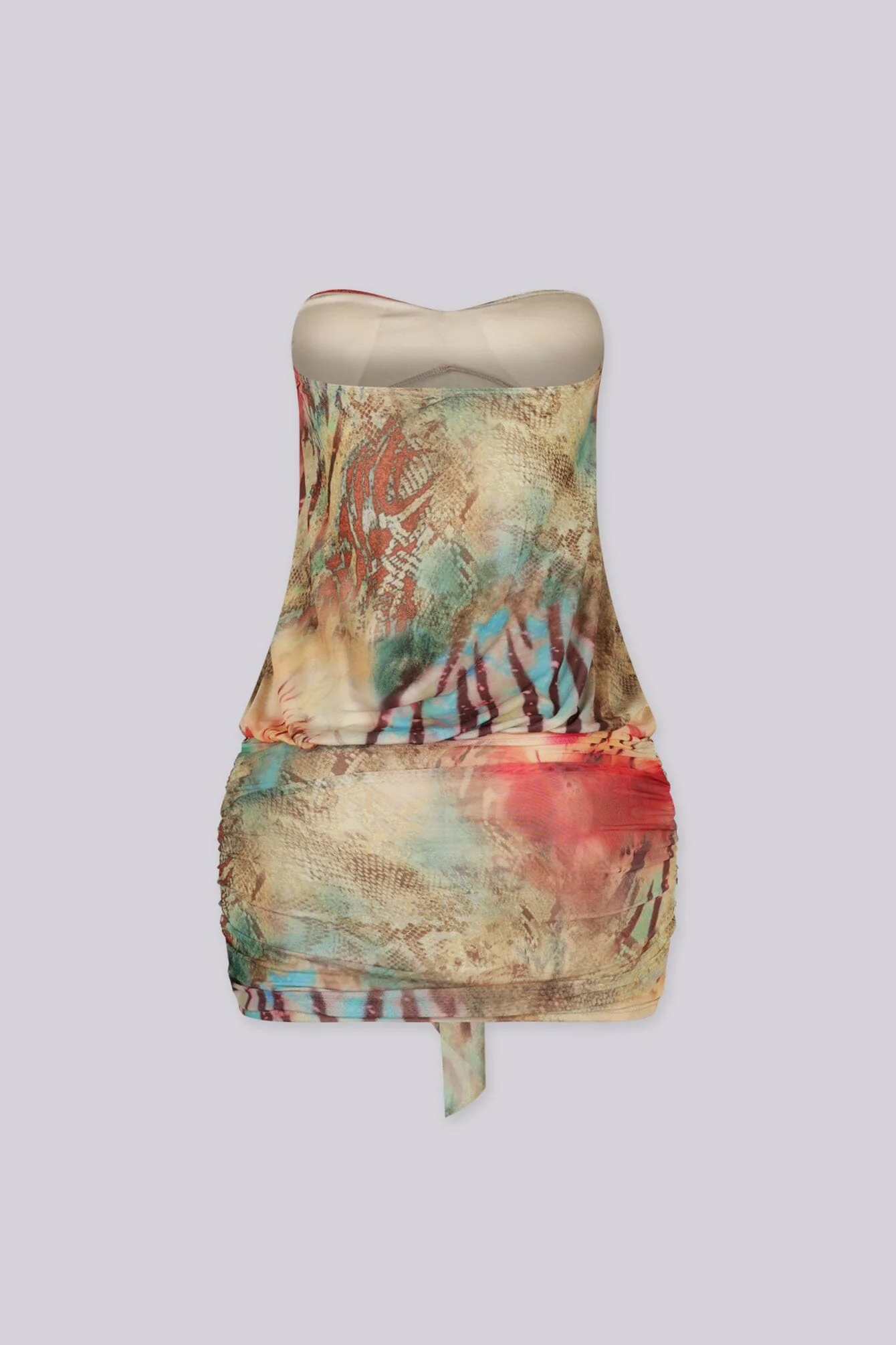 Kairo Draped Tube Mini Dress - Image 8