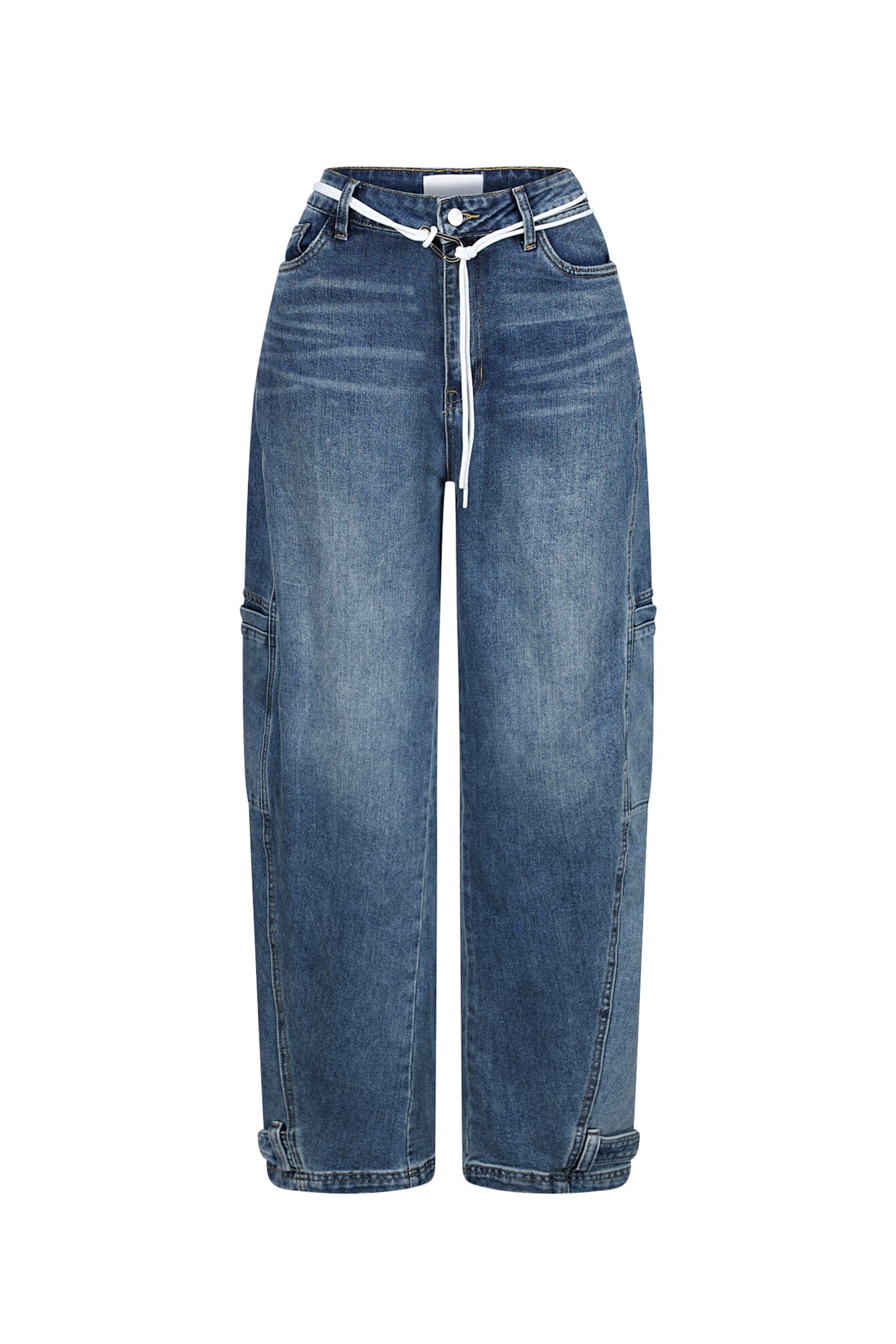 Kanagawa High Waist Baggy Denim Jeans - Image 4