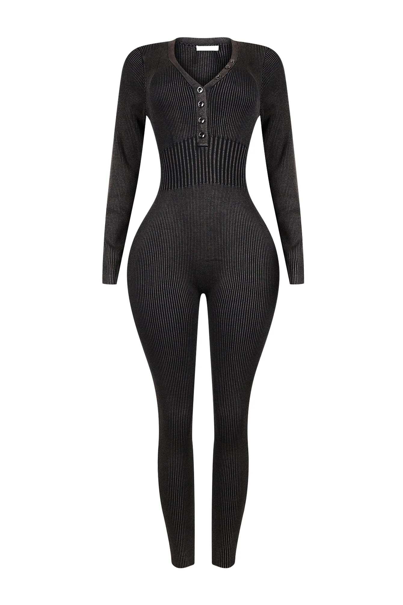 Karina Ribbed Knit Jumpsuit - Image 5