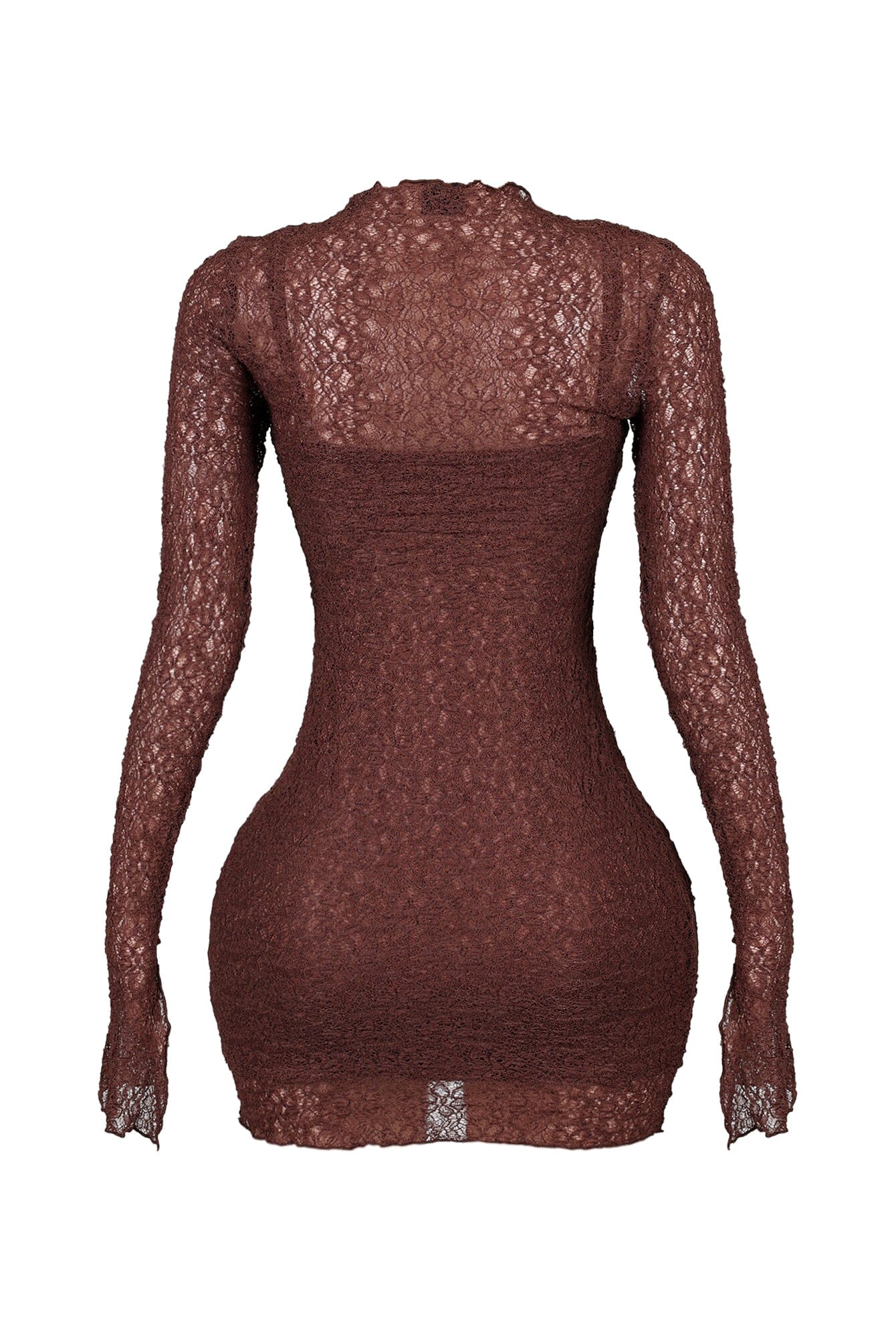 Kate Sheer Mini Dress With Lining - Image 11