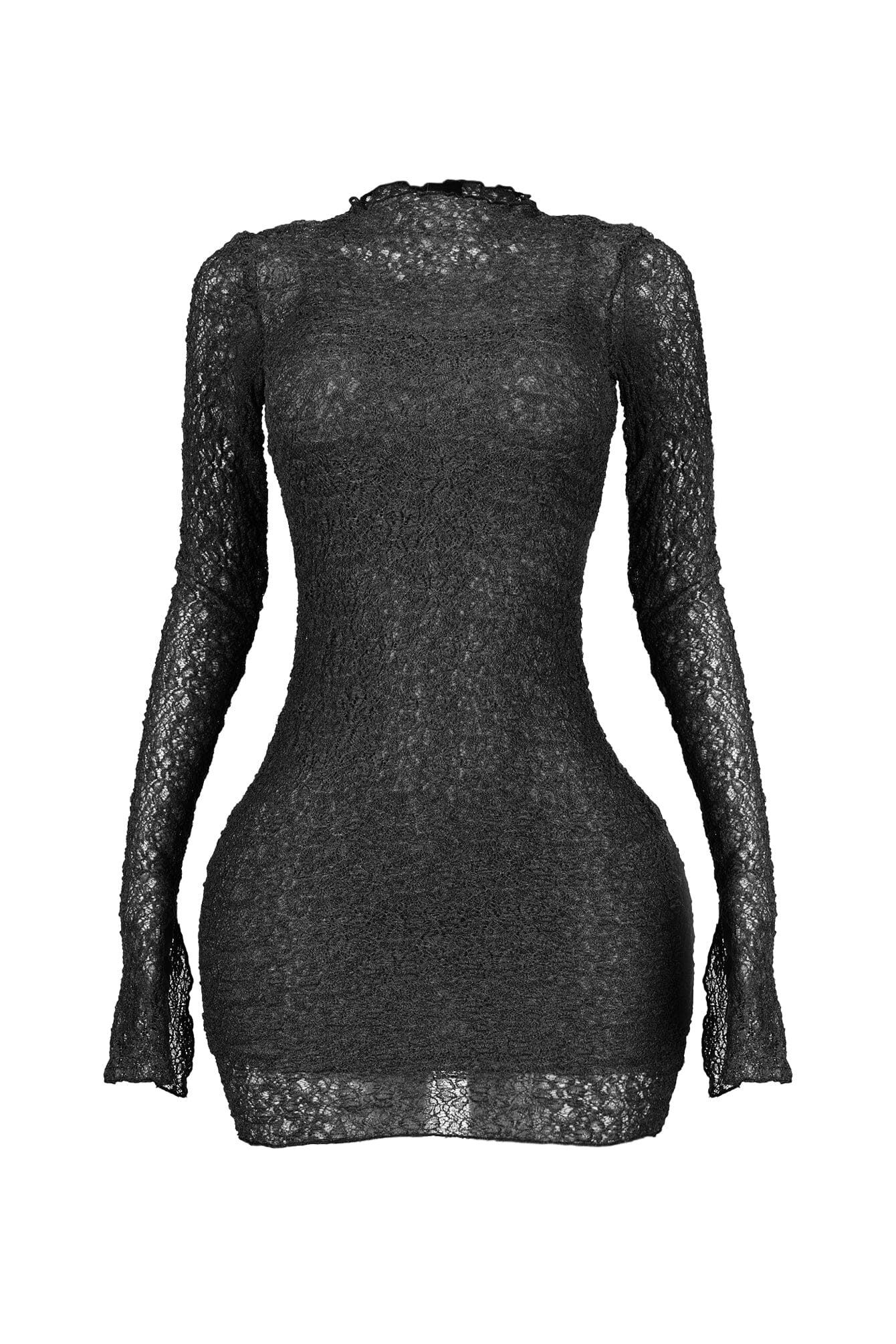 Kate Sheer Mini Dress With Lining - Image 8