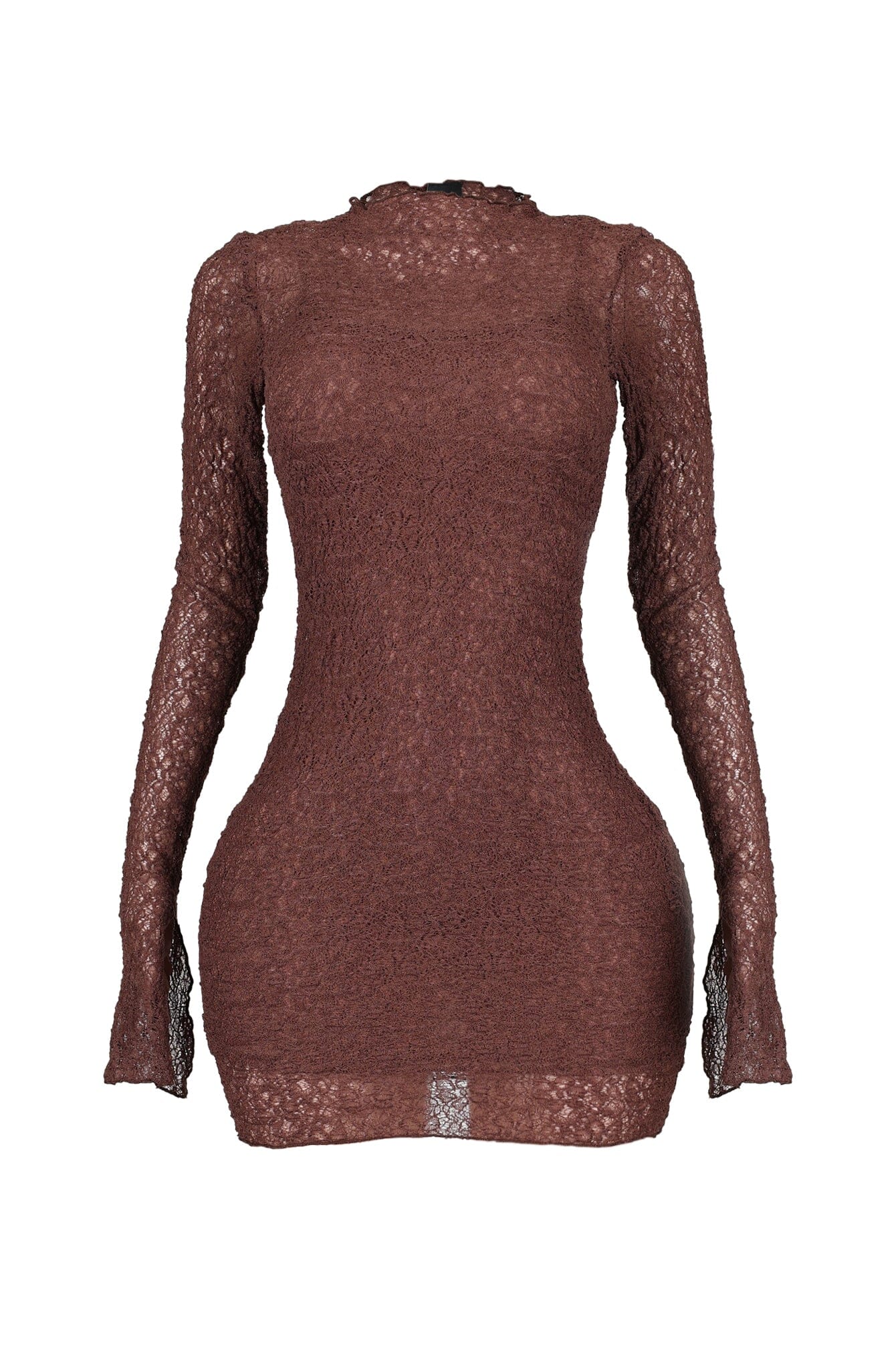 Kate Sheer Mini Dress With Lining - Image 9