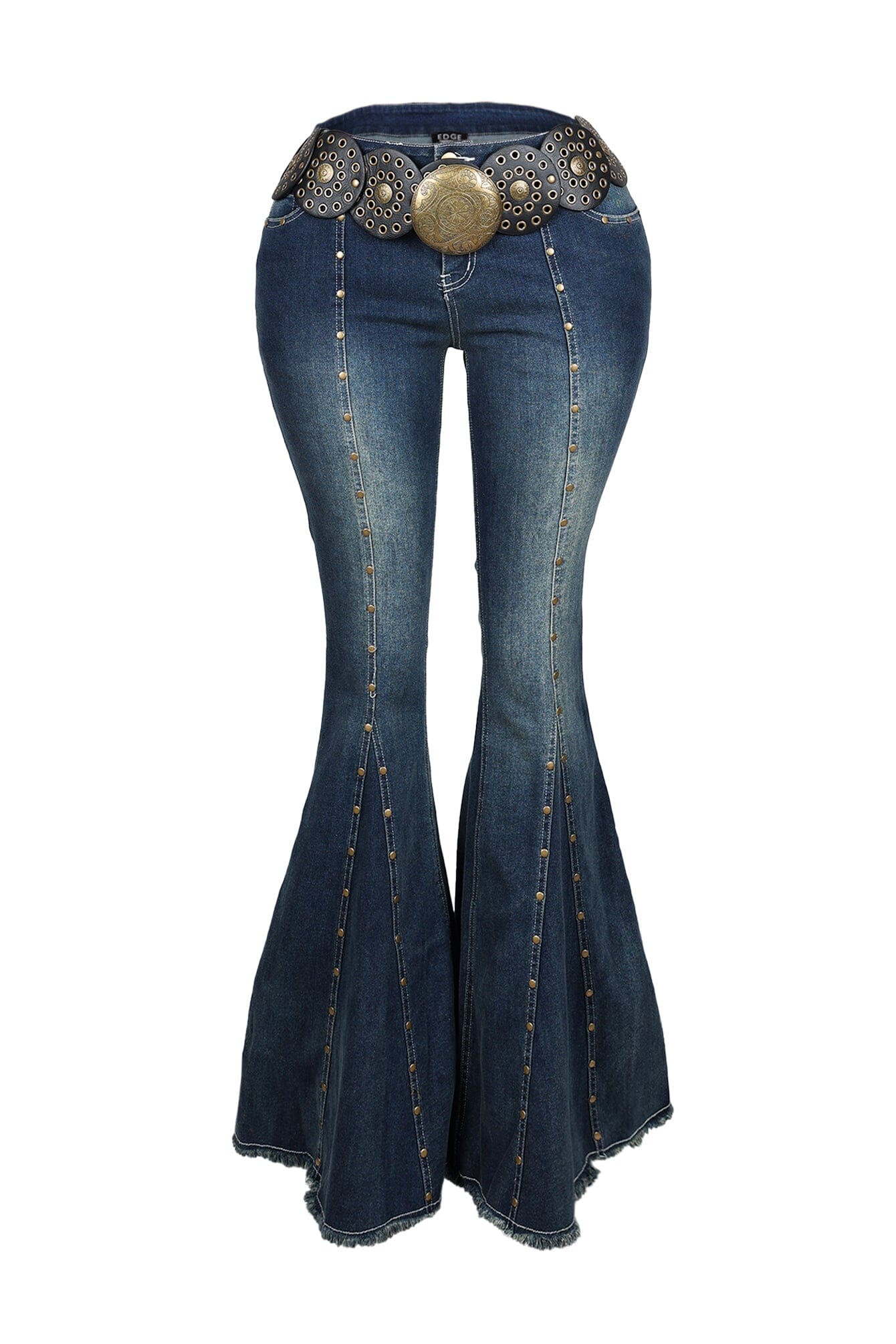 Katerina Bell Bottom Jeans With Belt - Image 3