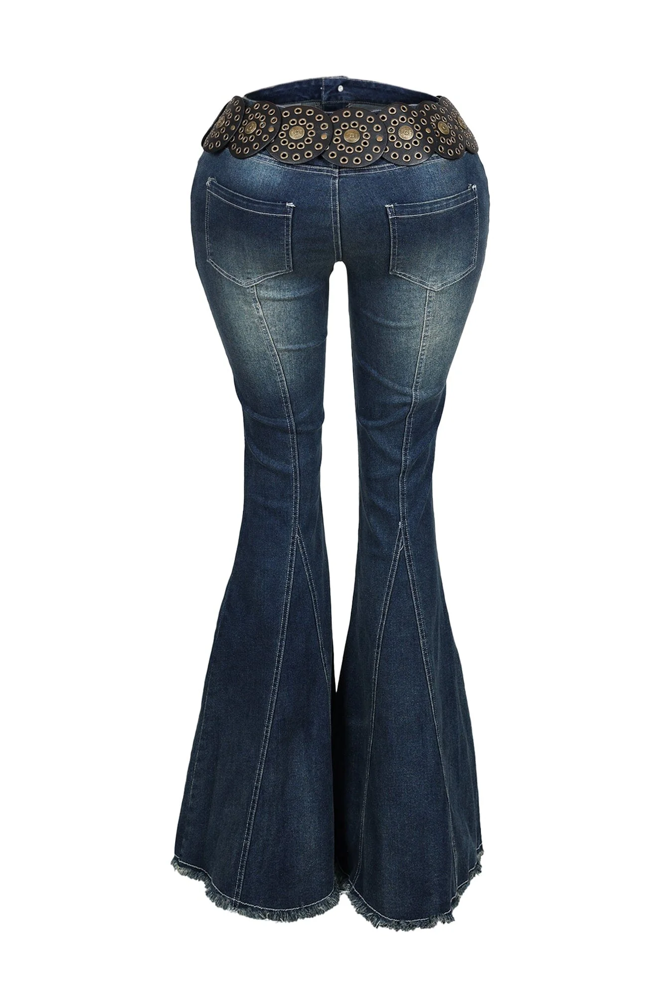 Katerina Bell Bottom Jeans With Belt - Image 4