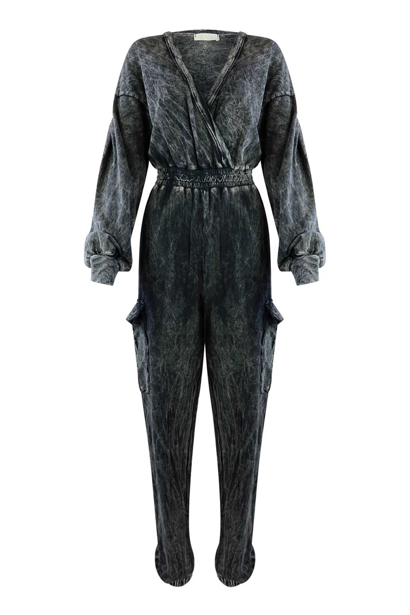Kimono Mineral Washed Jumpsuit - Image 3