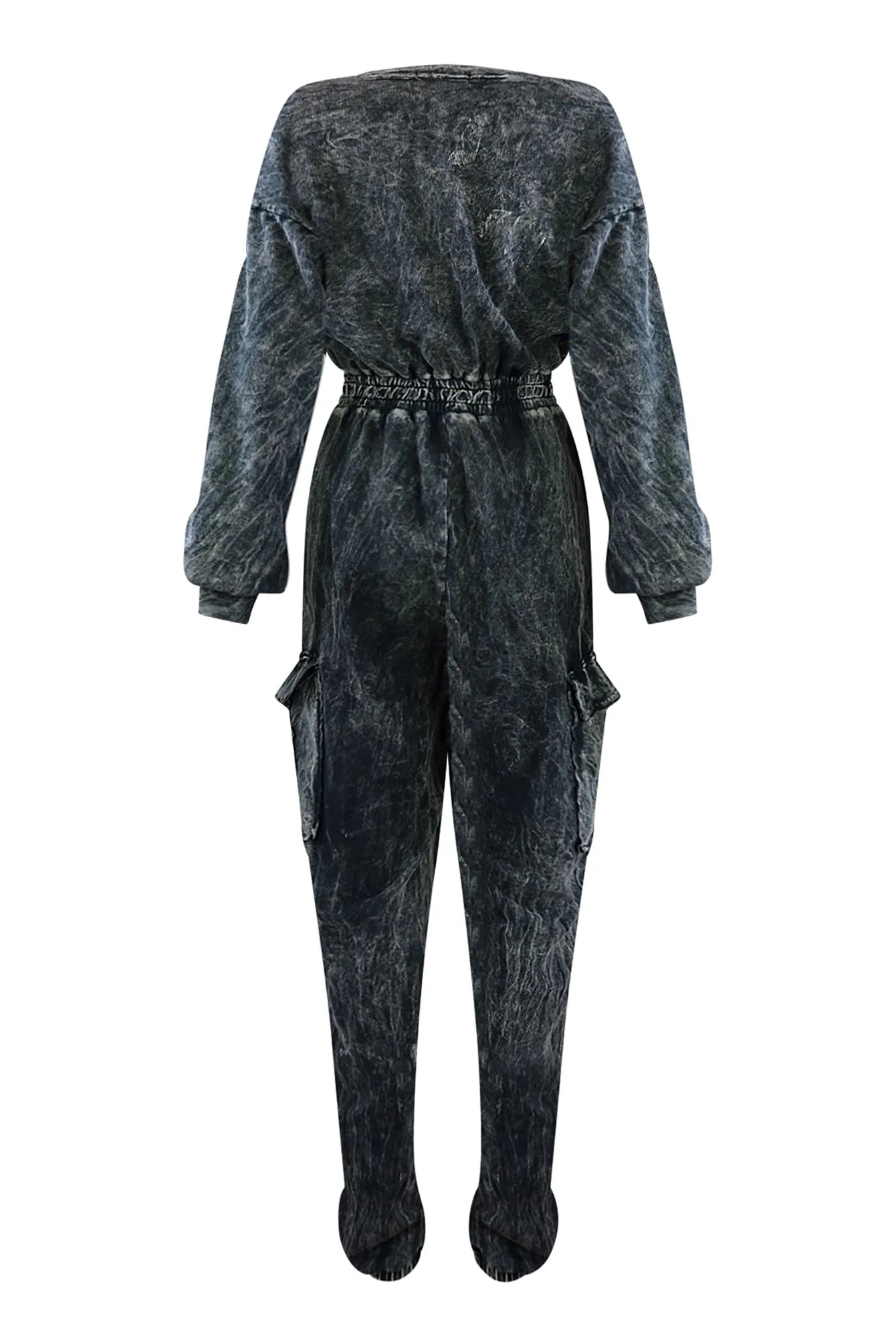 Kimono Mineral Washed Jumpsuit - Image 4