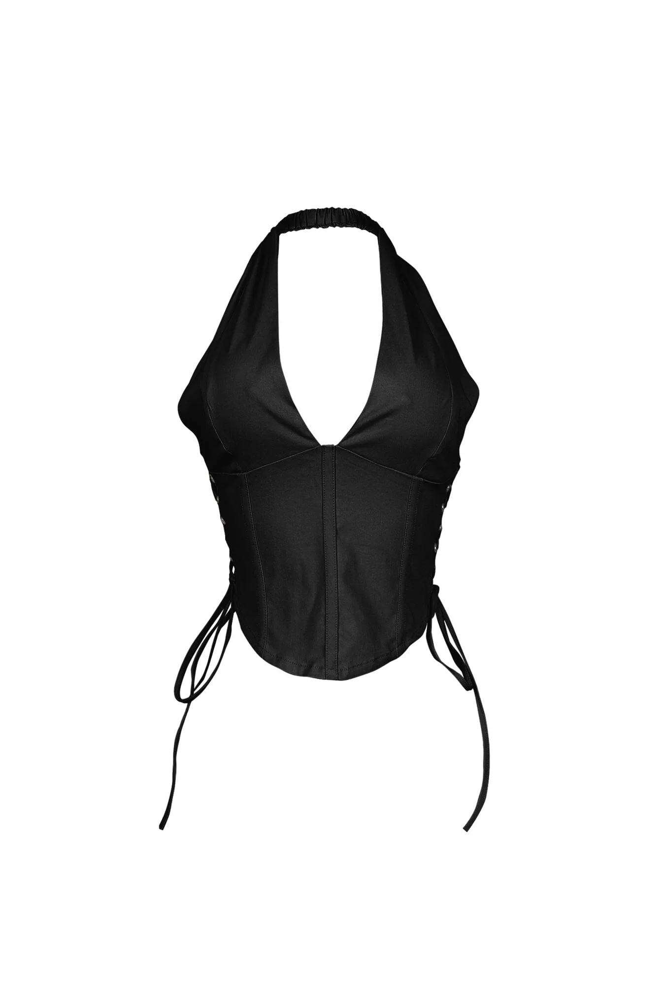 Kona Poplin Corset Halter Top - Image 3